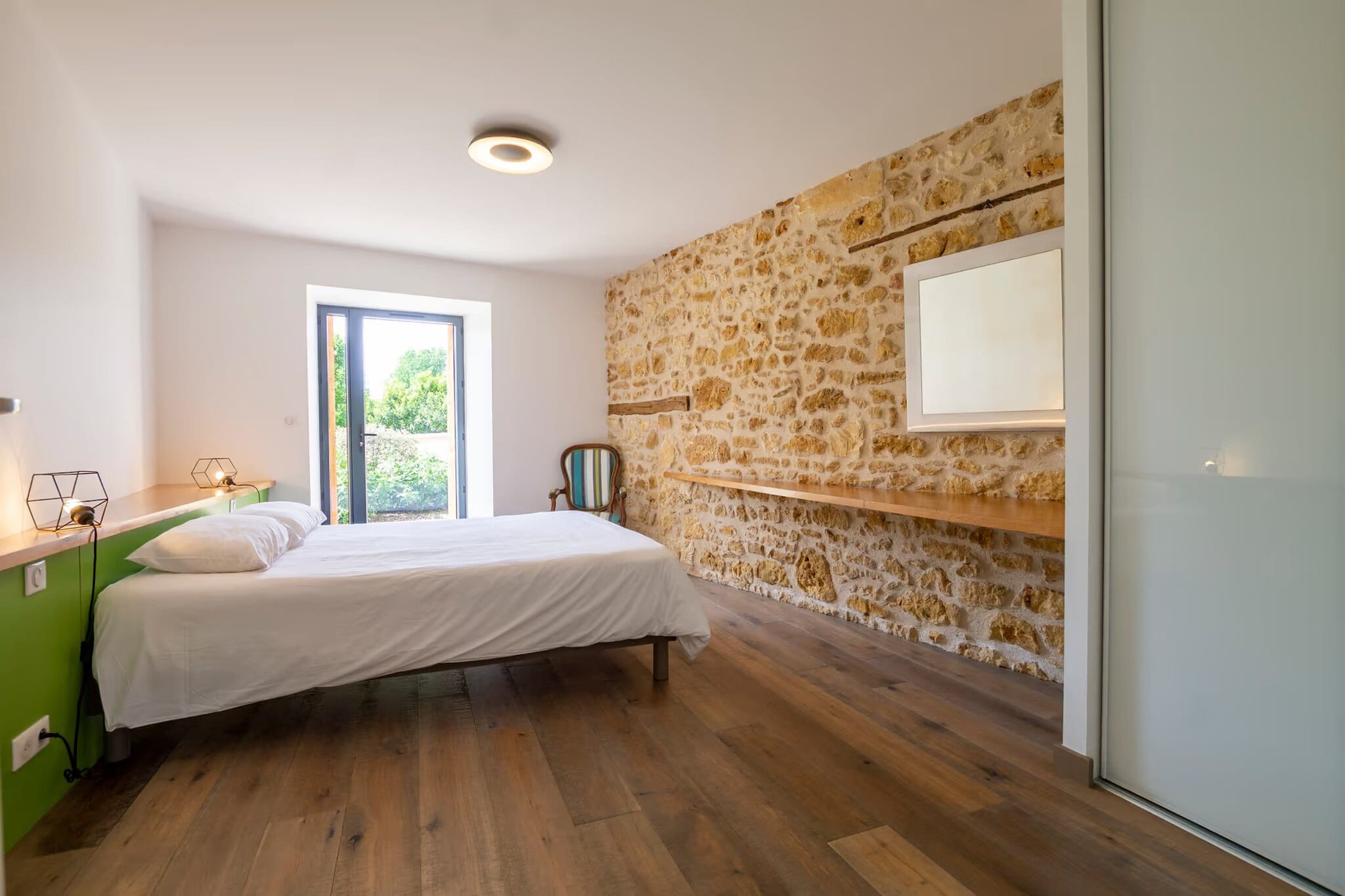 Gite LA FOURMANCE - Slaapkamer