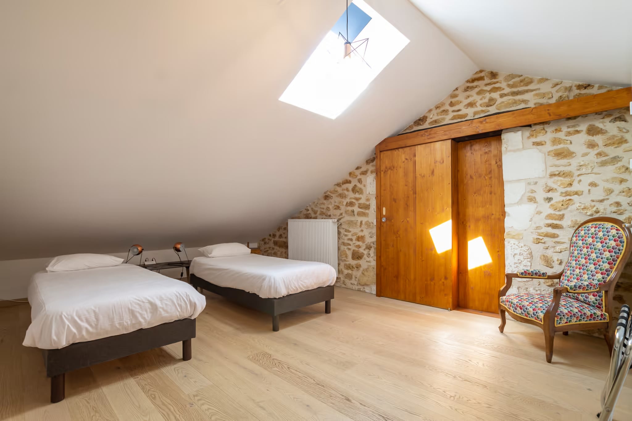 Gite LA FOURMANCE - Slaapkamer