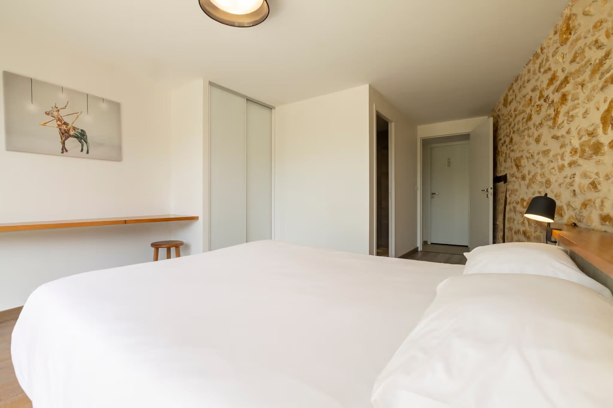 Gite LA FOURMANCE - Slaapkamer