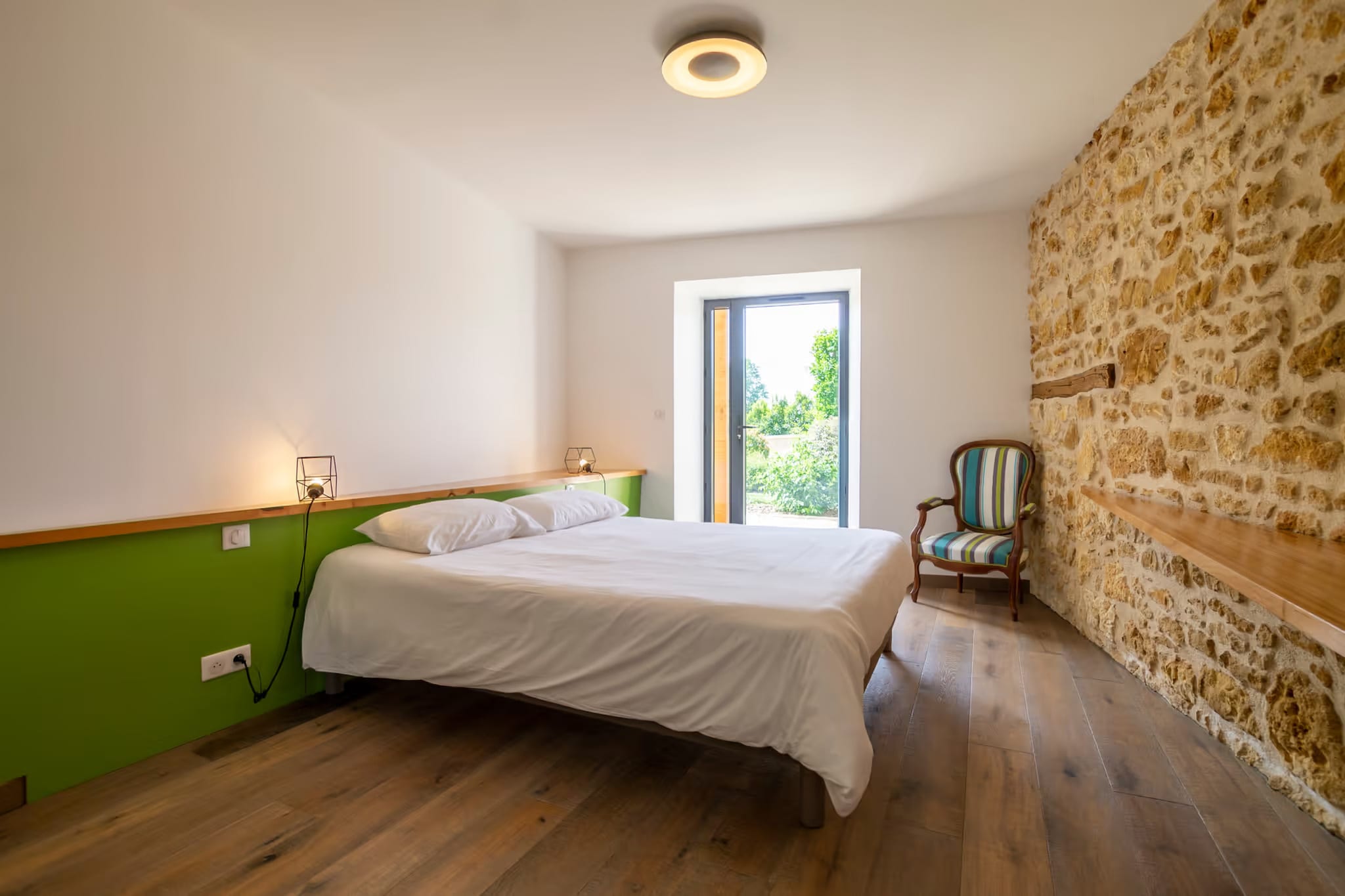Gite LA FOURMANCE - Slaapkamer