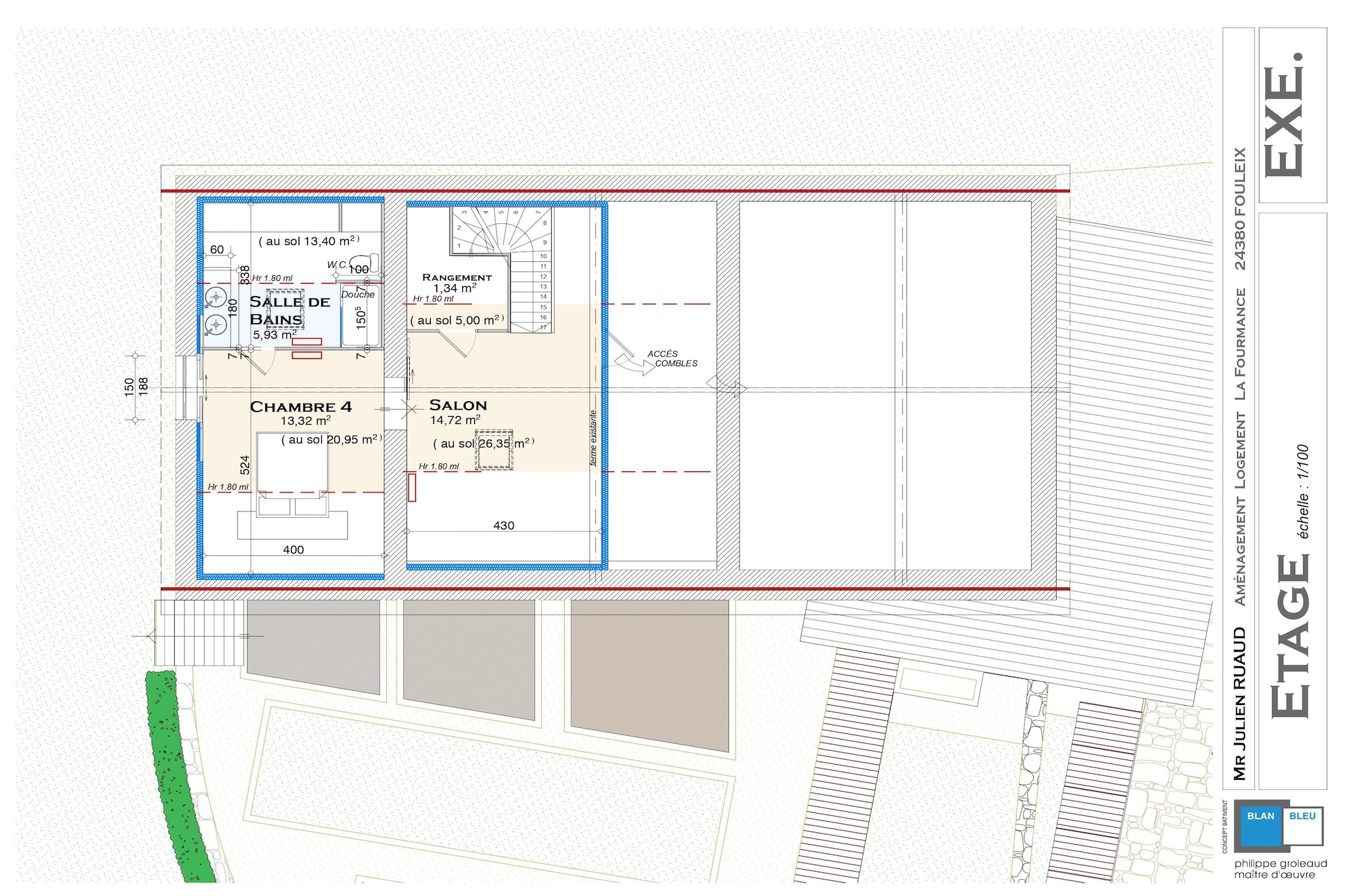 Gite LA FOURMANCE - Plattegrond