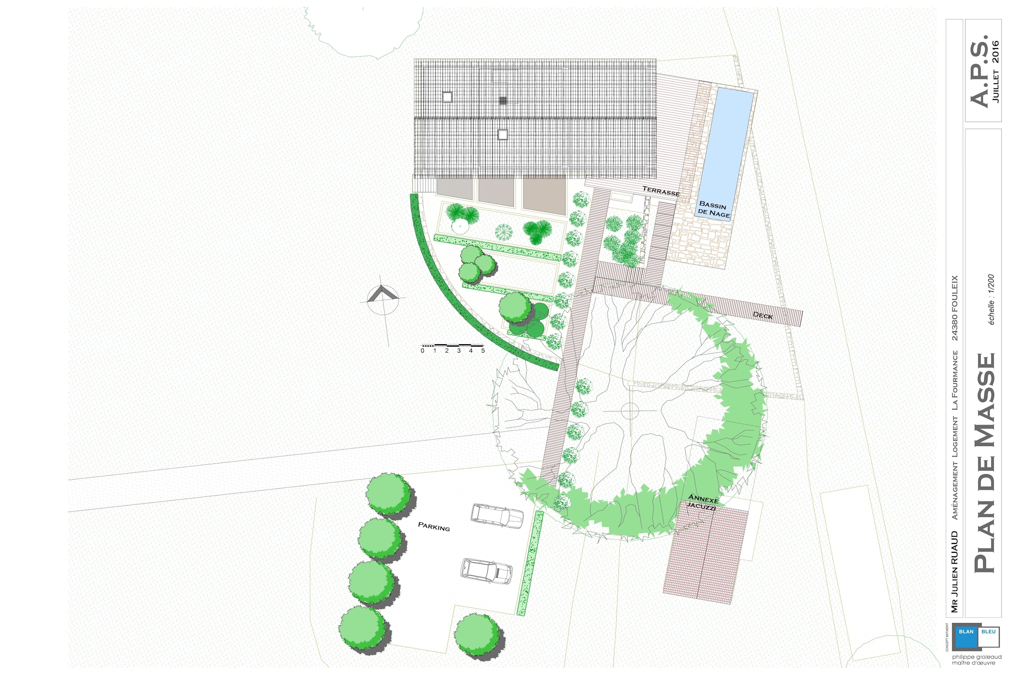 Gite LA FOURMANCE - Plattegrond