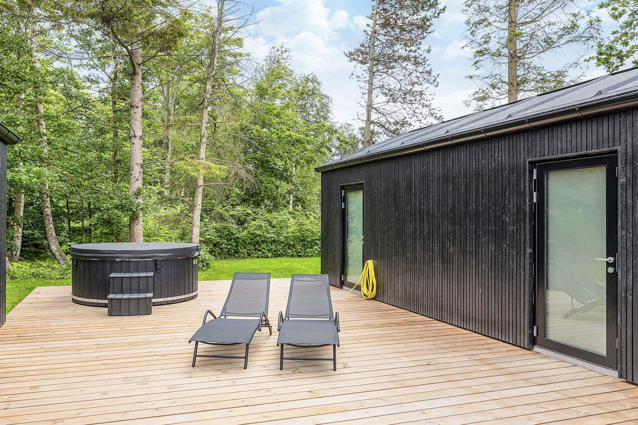 5 Sterne Ferienhaus in Hals - Im Freien