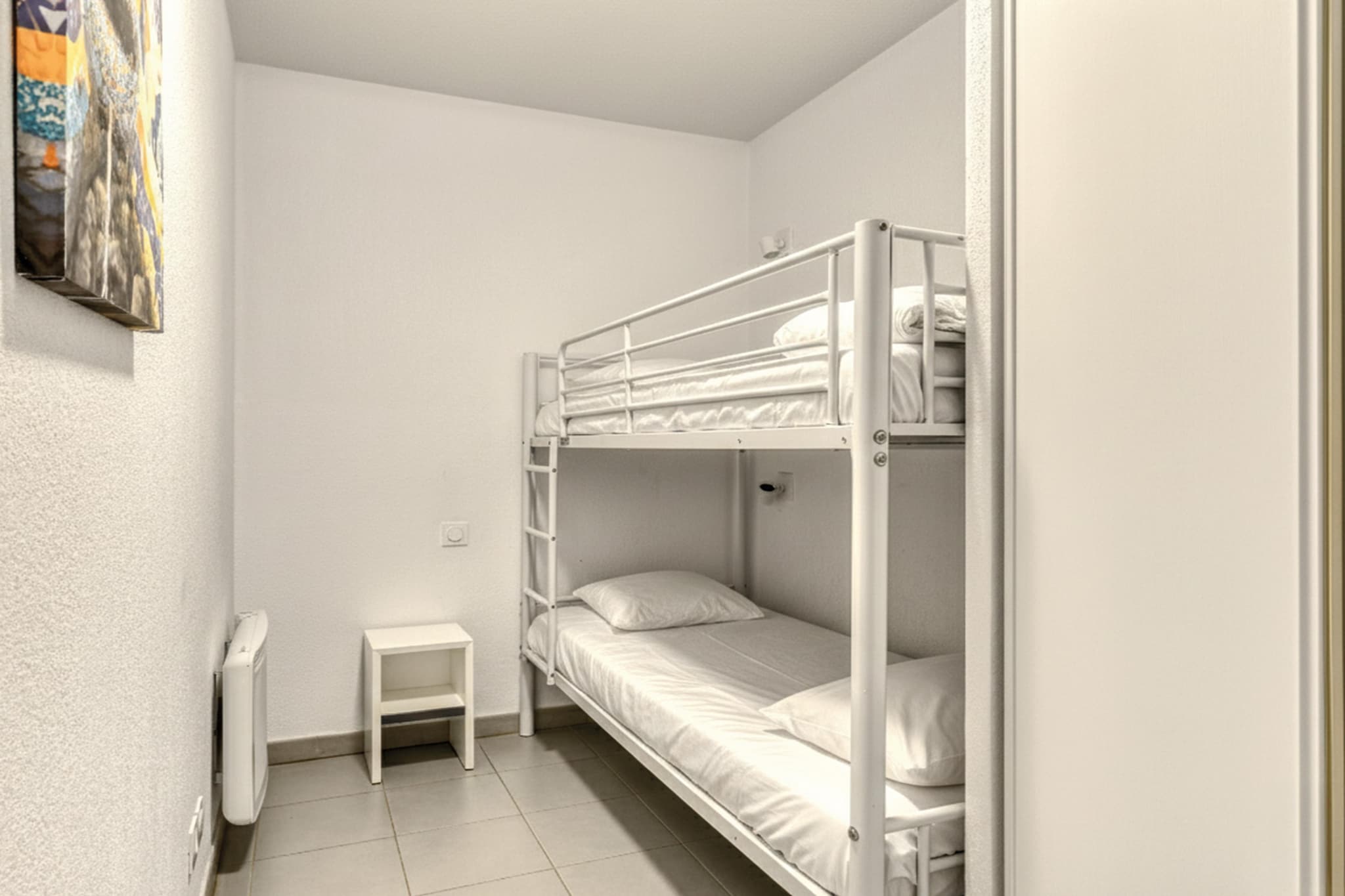Les Demeures de la Massane Appartement 2 piÃ¨ces avec coin nuit 6 personnes climatisÃ© - Slaapkamer