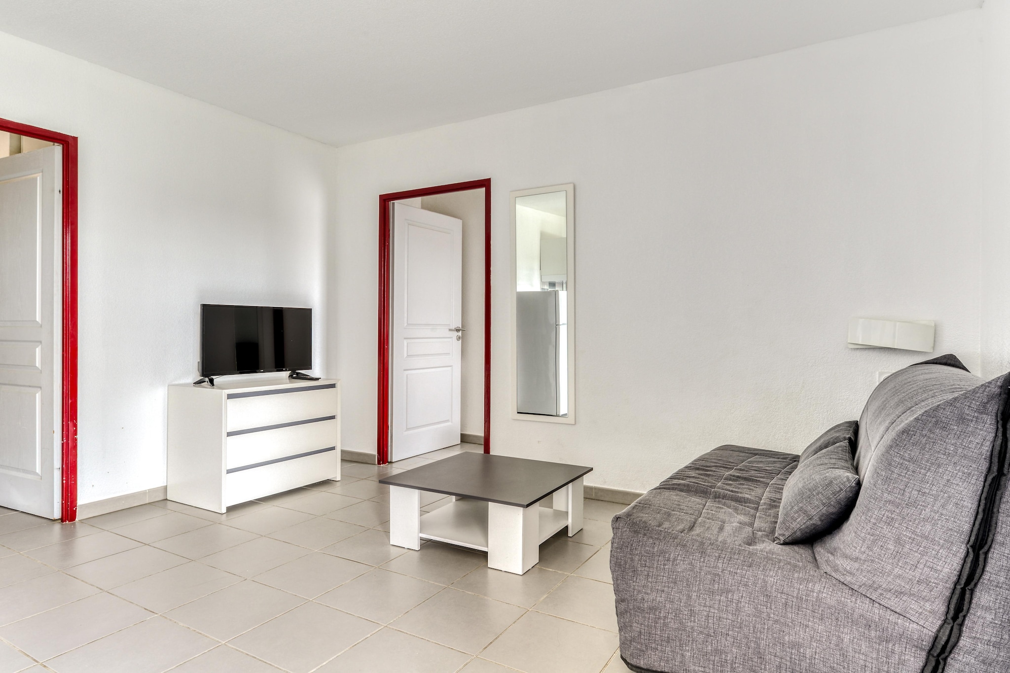 Les Demeures de la Massane Appartement 2 piÃ¨ces avec coin nuit 6 personnes climatisÃ© - Woonkamer