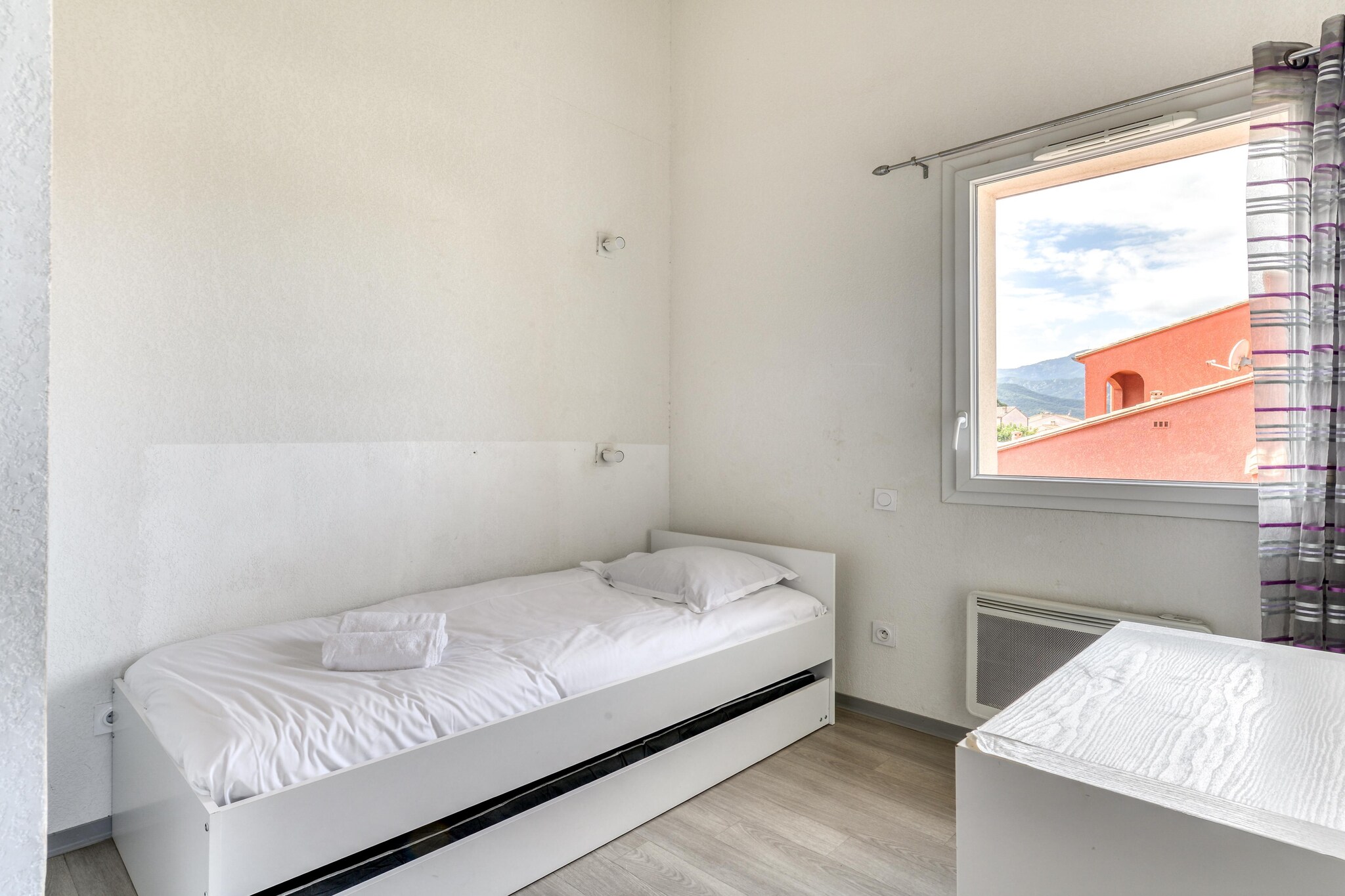 Les Demeures de la Massane Maison 2 piÃ¨ces avec coin nuit 6 personnes climatisÃ©e - Slaapkamer