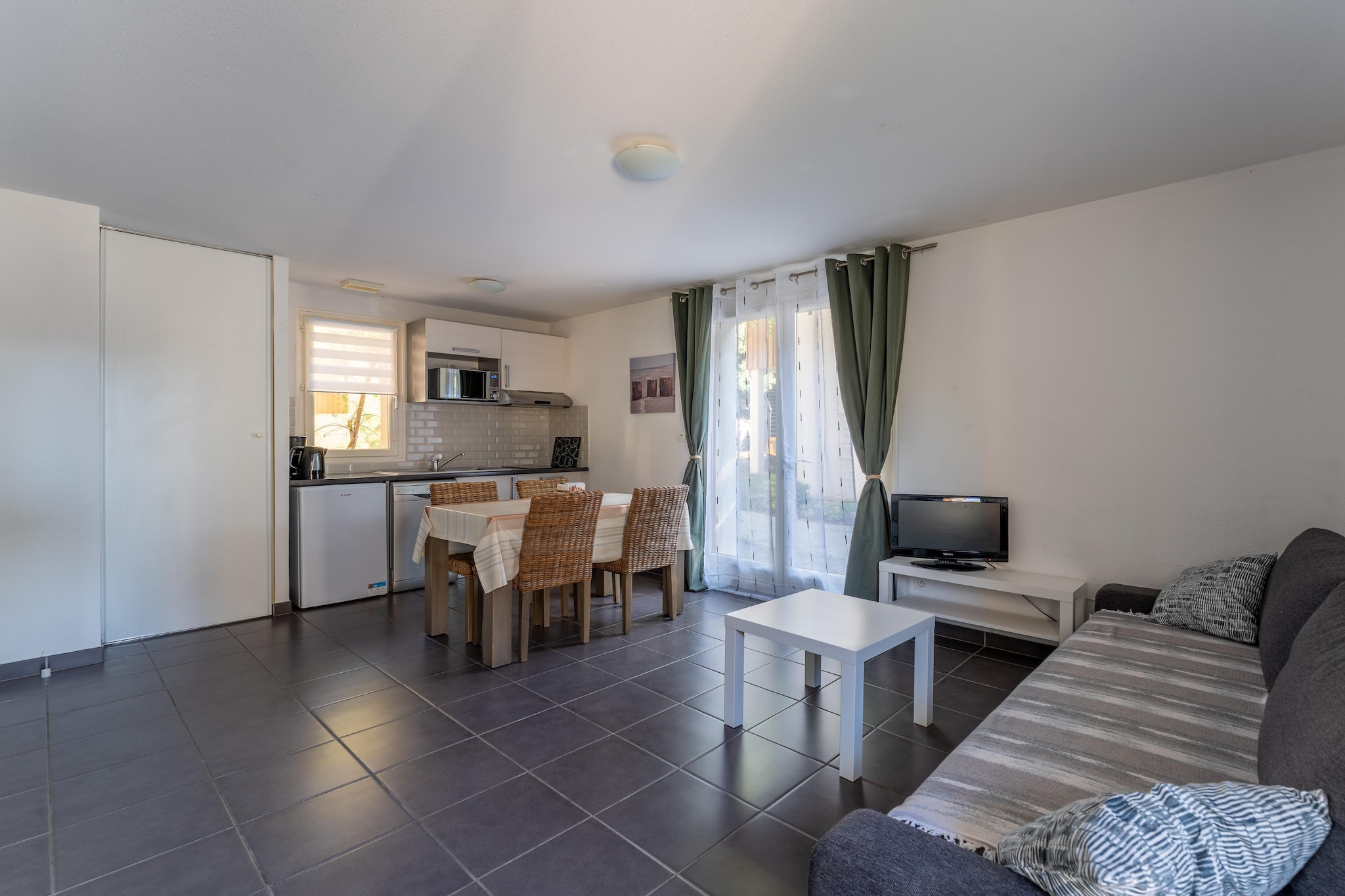 Les Rives du Lac - Appartement 2 piÃ¨ces 4 personnes - Woonkamer