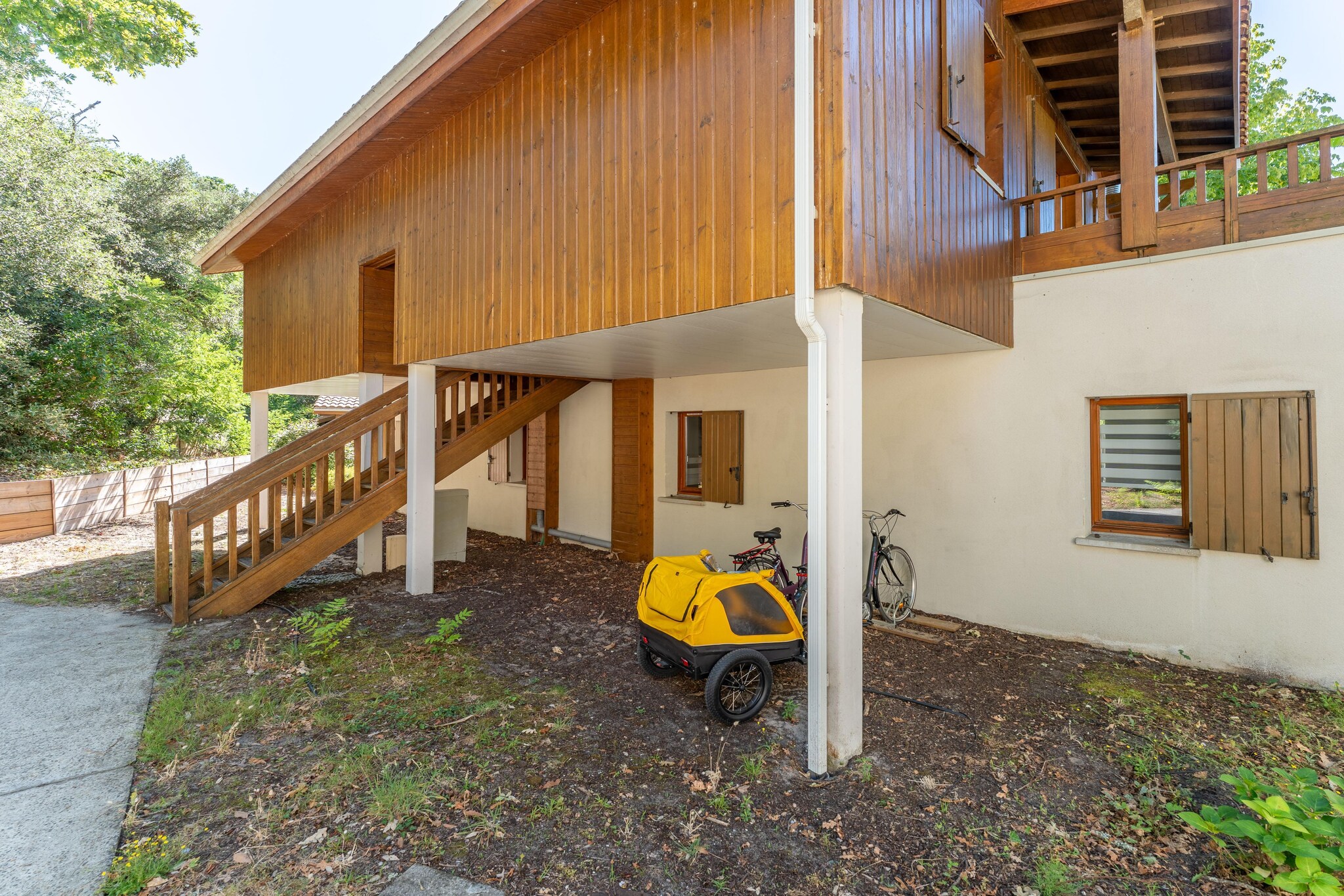 Les Rives du Lac - Appartement 2 piÃ¨ces 4 personnes terrasse - Buitenkant zomer
