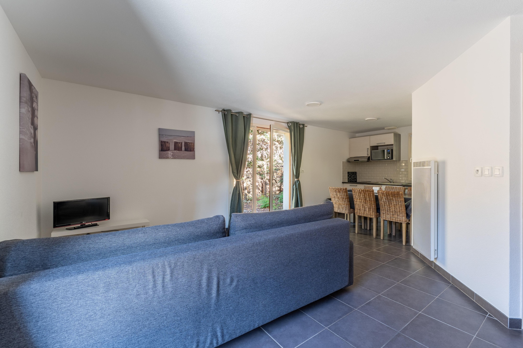 Les Rives du Lac - Appartement 2 piÃ¨ces 5 personnes - PMR - Woonkamer