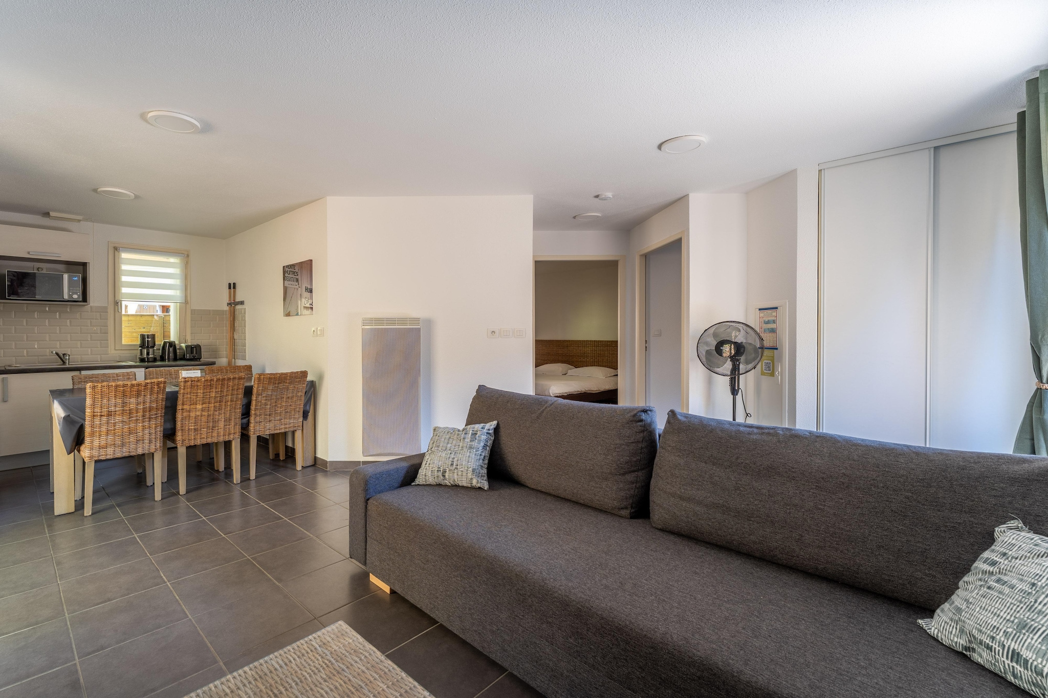 Les Rives du Lac - Appartement 2 piÃ¨ces 5 personnes - PMR - Woonkamer
