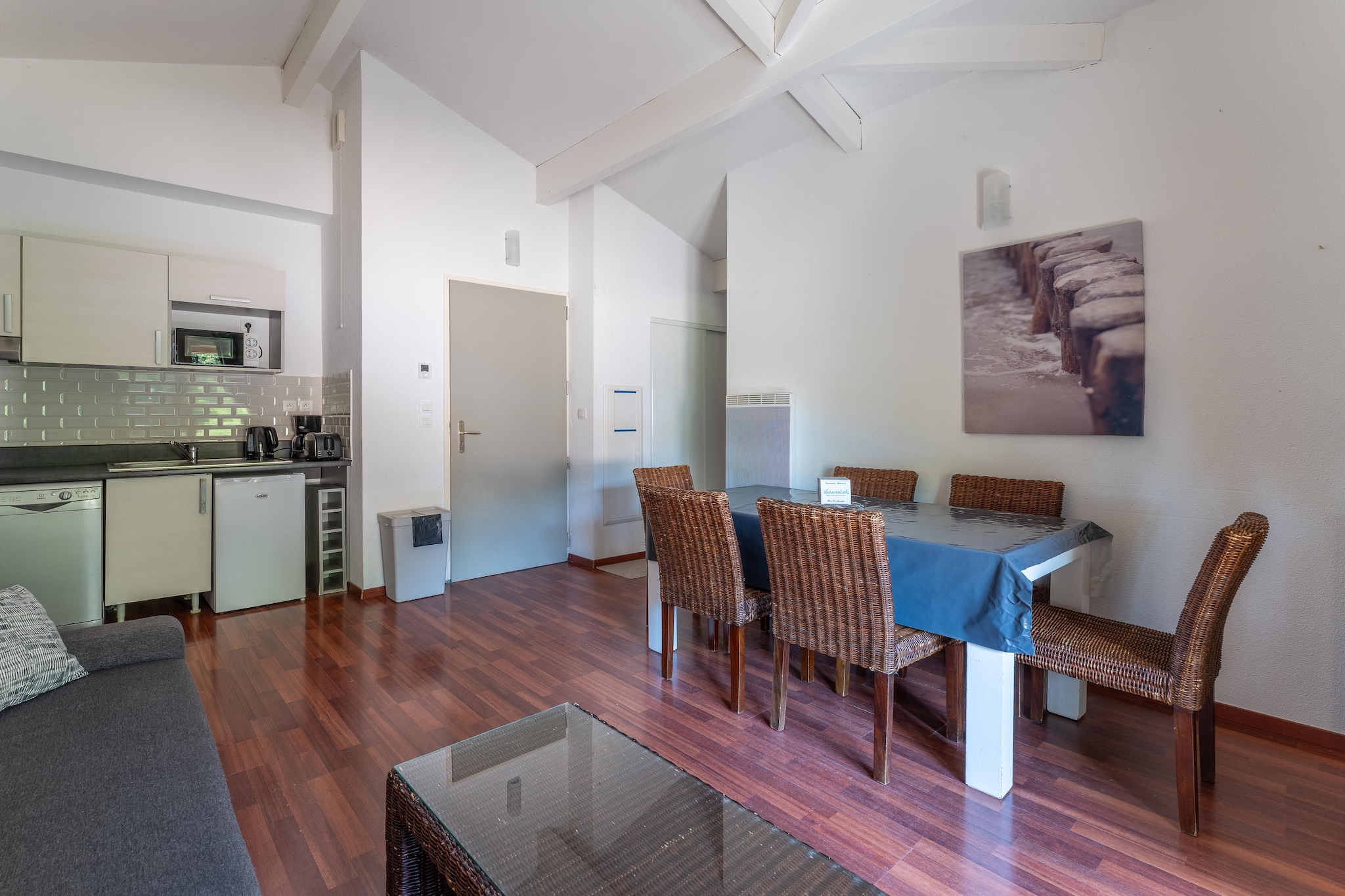 Les Rives du Lac - Appartement 3 piÃ¨ces 6 personnes terrasse - Eetkamer