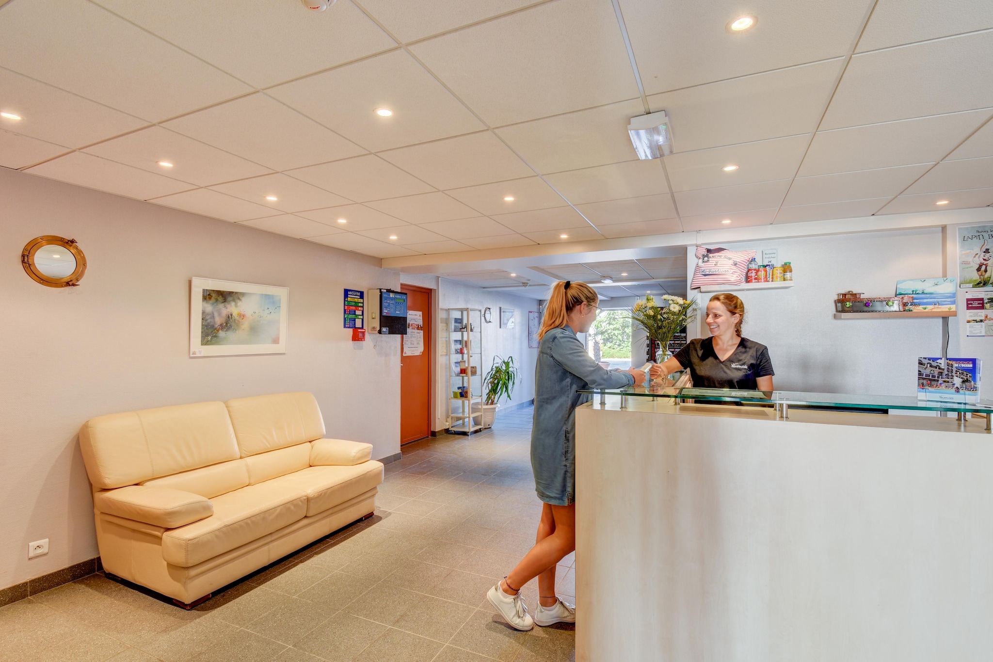 RÃ©sidence L'OcÃ©an Studio 4 personnes avec coin nuit vue Mer - Hal-ontvangst