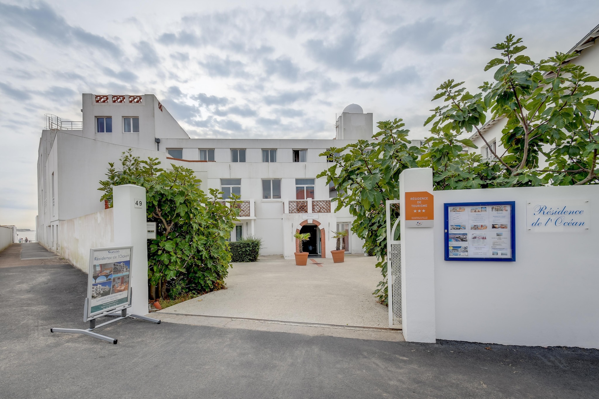 RÃ©sidence L'OcÃ©an Appartement 2 piÃ¨ces avec coin nuit 6 personnes - Buitenkant zomer