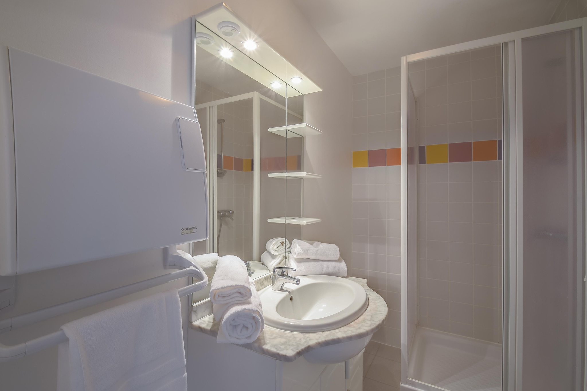 RÃ©sidence L'OcÃ©an Appartement 2 piÃ¨ces avec coin nuit 6 personnes - Badkamer