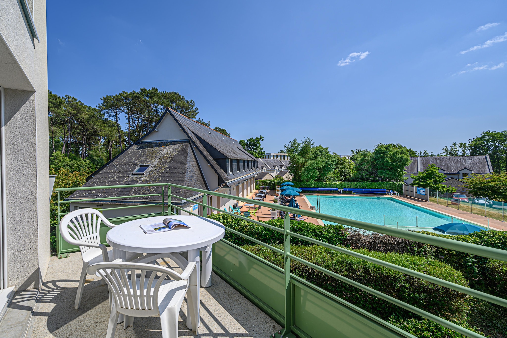 Ker Goh Lenn - Studio 2 personnes avec balcon ou terrasse - Terrasbalkon