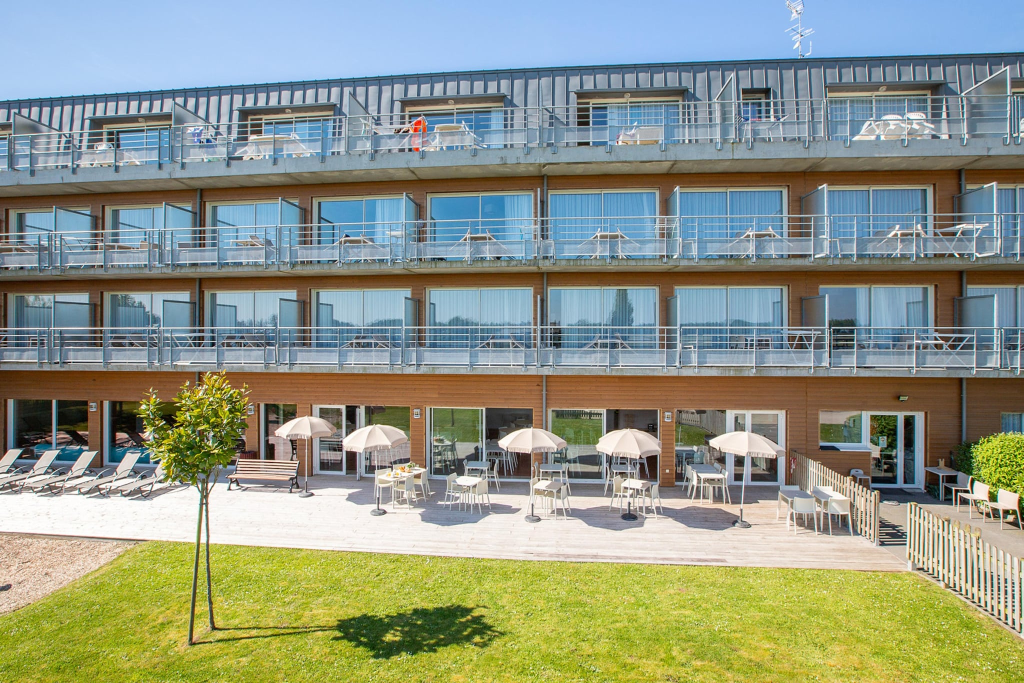 Le Domaine du Mont - Studio 2 personnes - Außenbereich Sommer