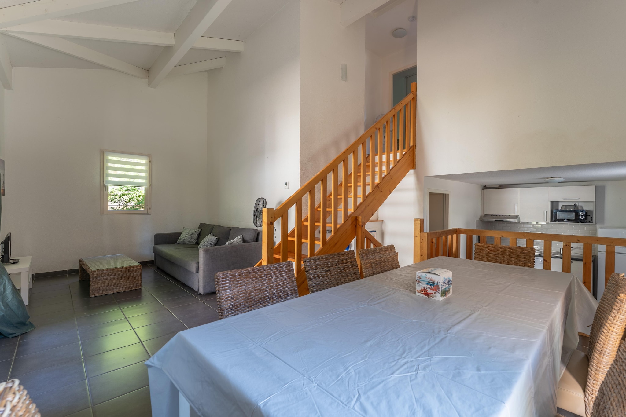 Les Rives du Lac - Appartement 4 piÃ¨ces 8 personnes terrasse - Eetkamer