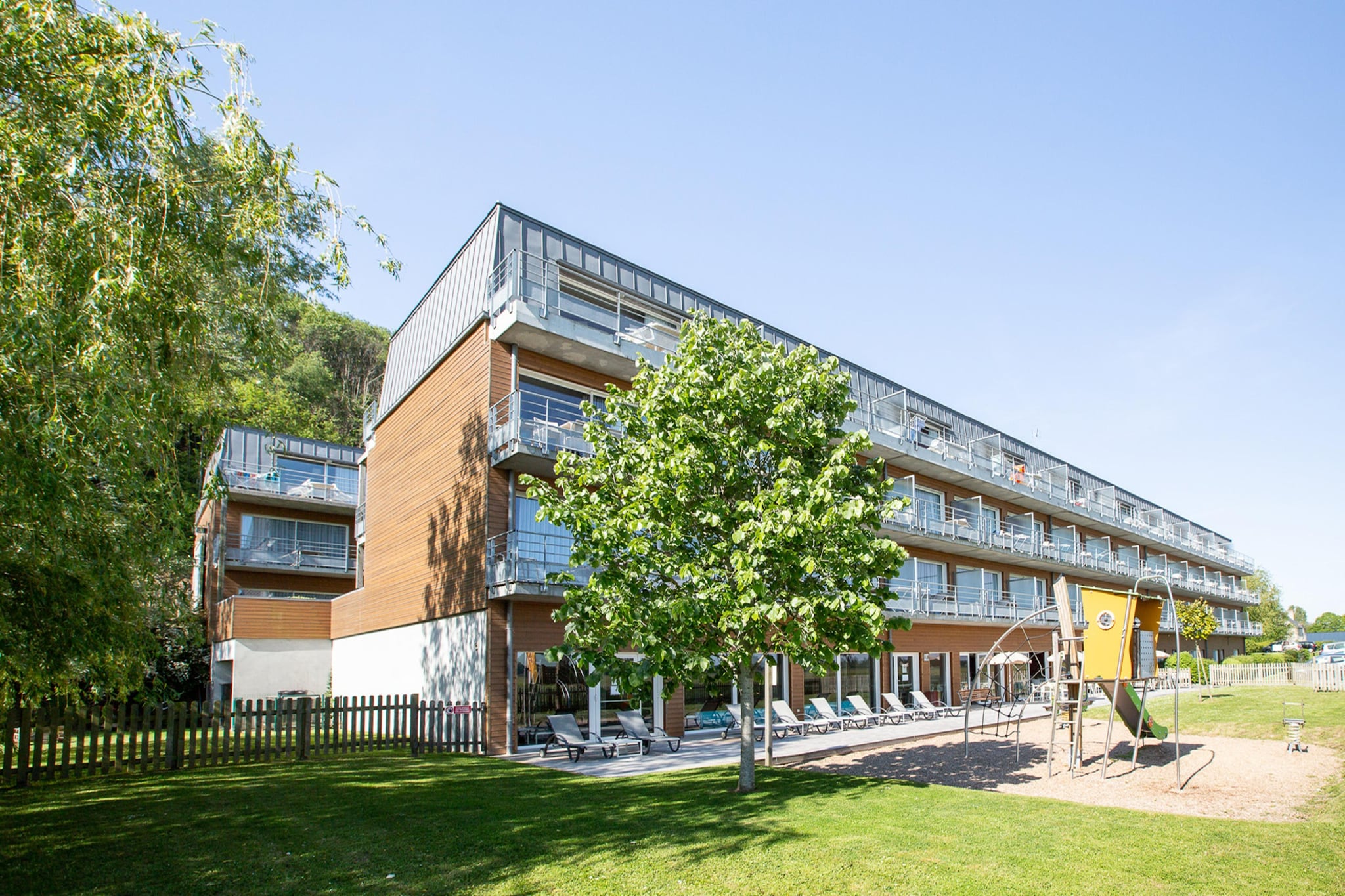 Le Domaine du Mont - Appartement 2 pièces 4 personnes vue Polder - Garten Sommer