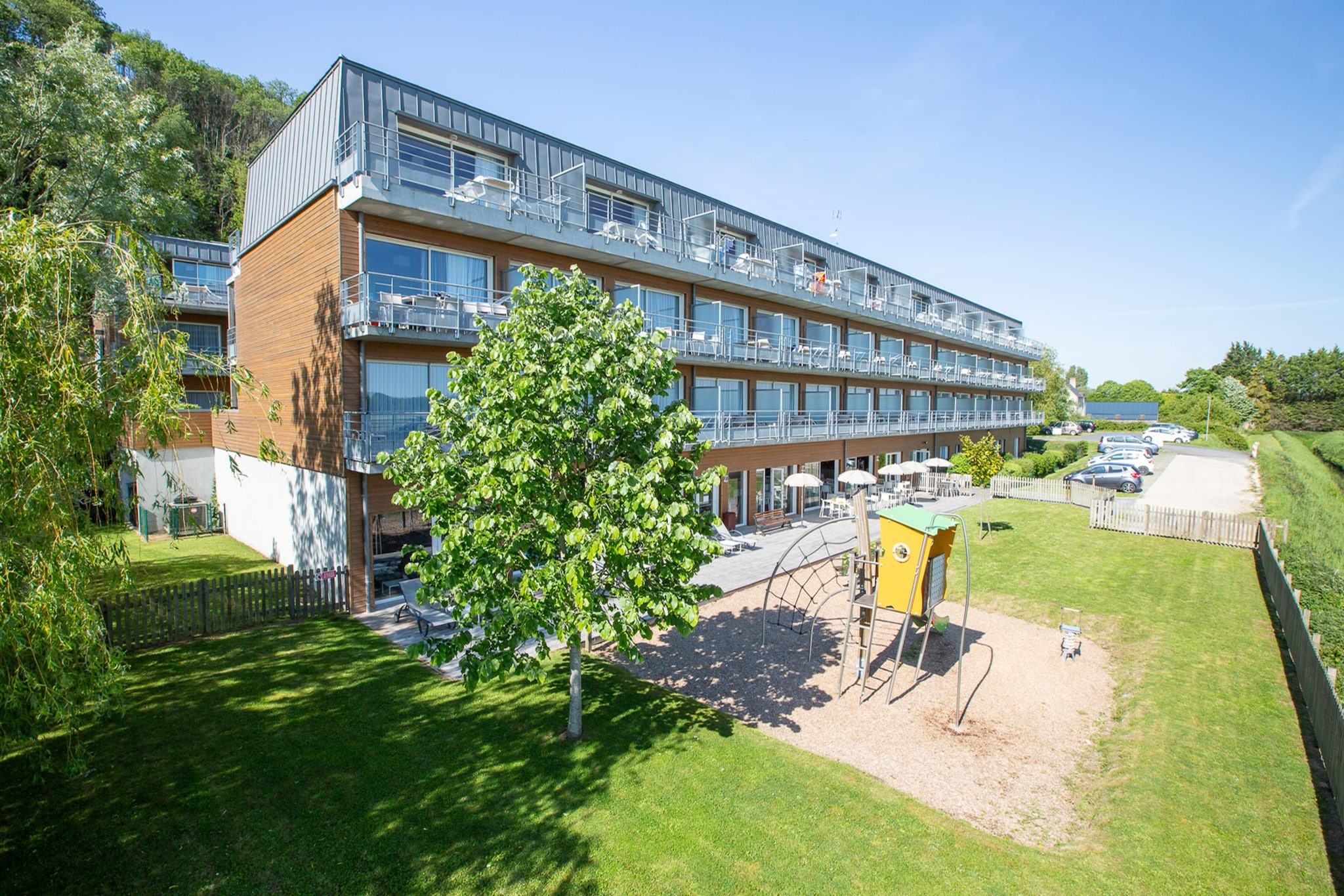 Le Domaine du Mont - Appartement 2 pièces 4 personnes vue Polder - Garten Sommer
