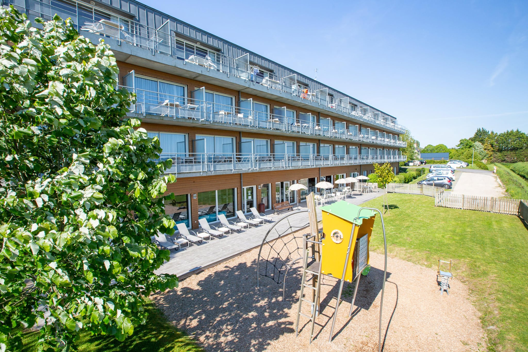 Le Domaine du Mont - Appartement 2 pièces 4 personnes vue Polder - Garten Sommer