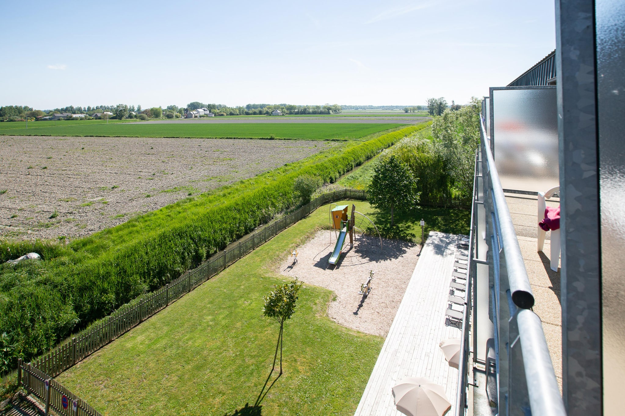Le Domaine du Mont - Appartement 2 pièces 4 personnes vue Polder - Außenbereich Sommer