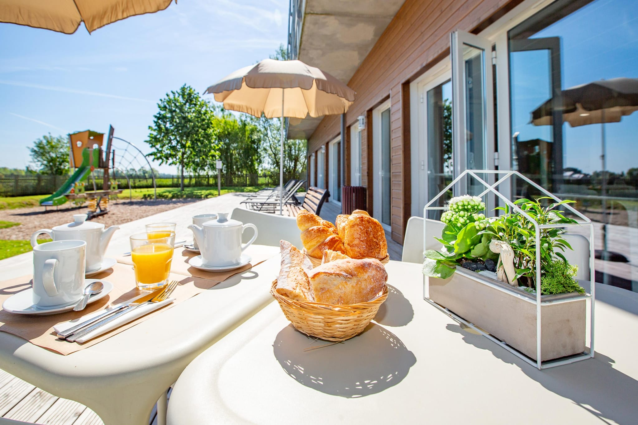 Le Domaine du Mont - Appartement 2 pièces 4 personnes vue Polder - Terrasse/Balkon