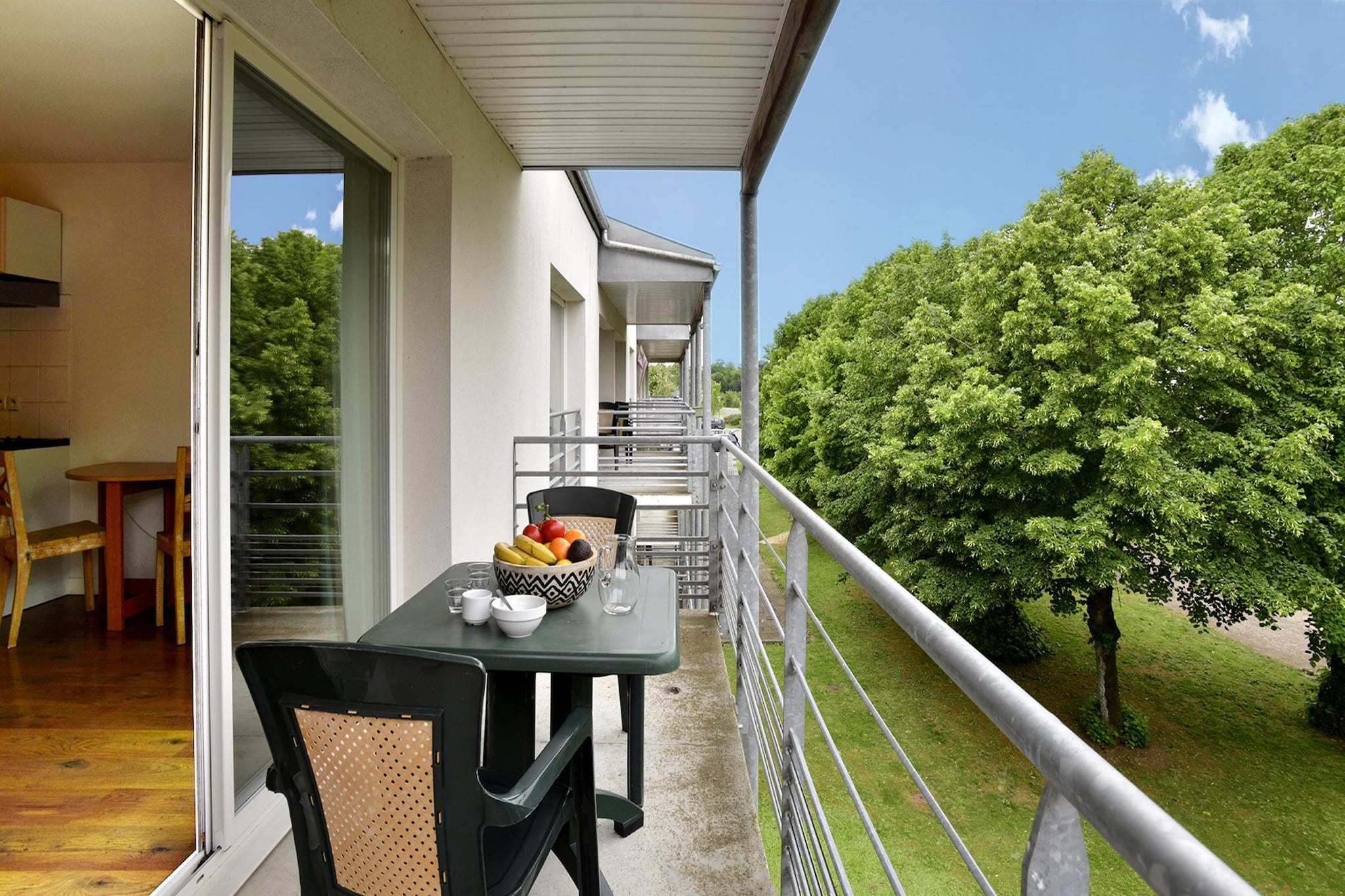 Le Domaine du ChÃ¢teau - Studio 2 personnes - Terrasbalkon