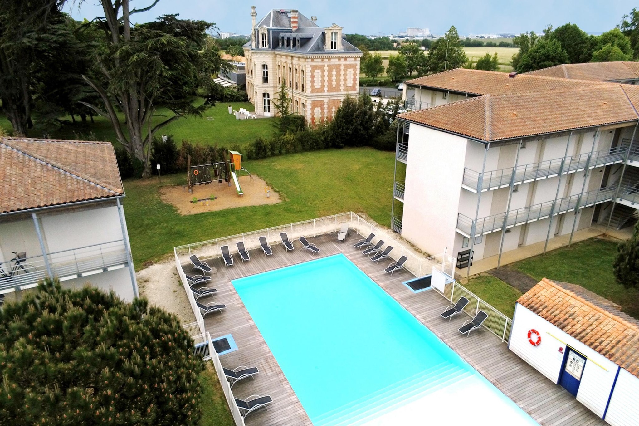 Le Domaine du ChÃ¢teau - Studio 2 personnes - Zwembad
