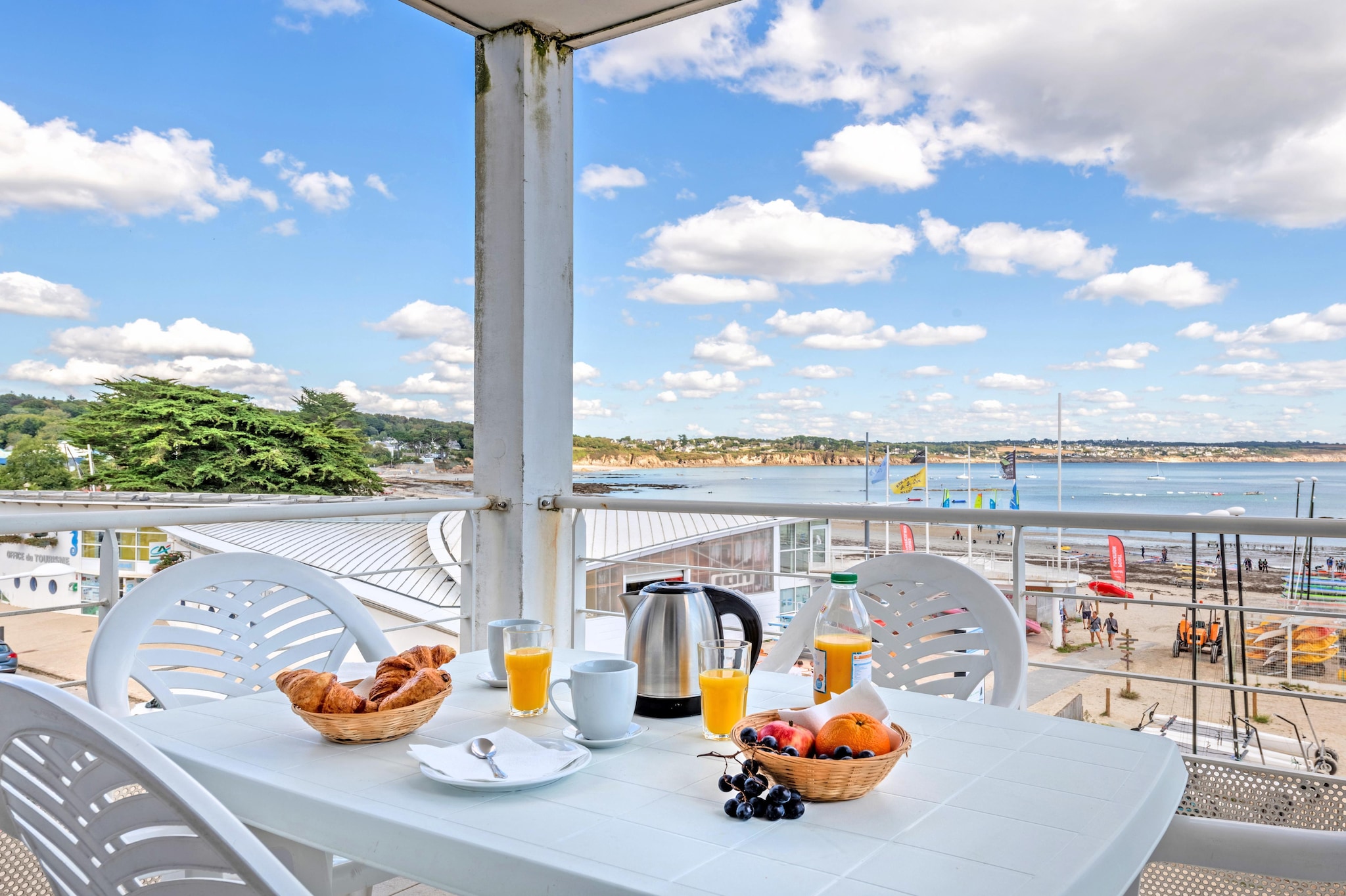 RÃ©sidence Le Domaine de Bertheaume- Appartement 2 piÃ¨ces avec coin nuit 5 personnes - Terrasse/Balkon