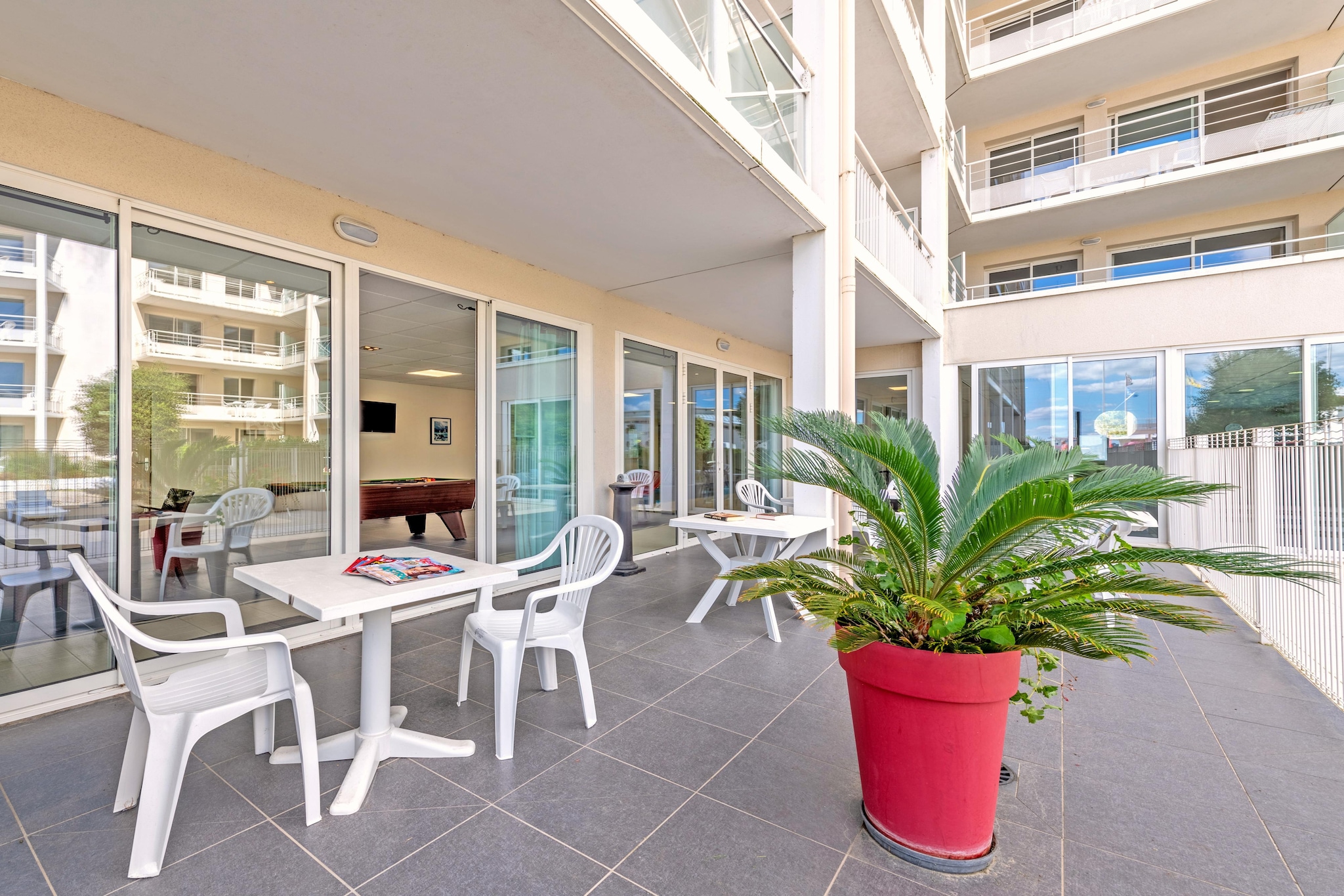 RÃ©sidence Le Domaine de Bertheaume- Appartement 2 piÃ¨ces avec coin nuit 5 personnes - Terrasse/Balkon