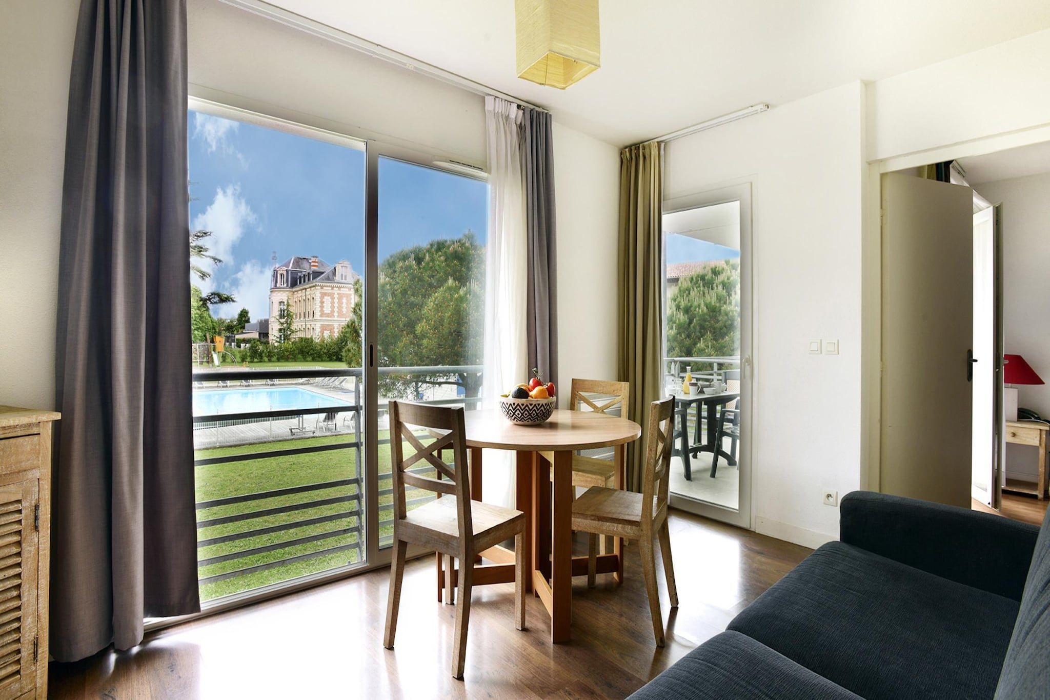 Le Domaine du ChÃ¢teau - Appartement 2 pièces 4 personnes - Woonkamer