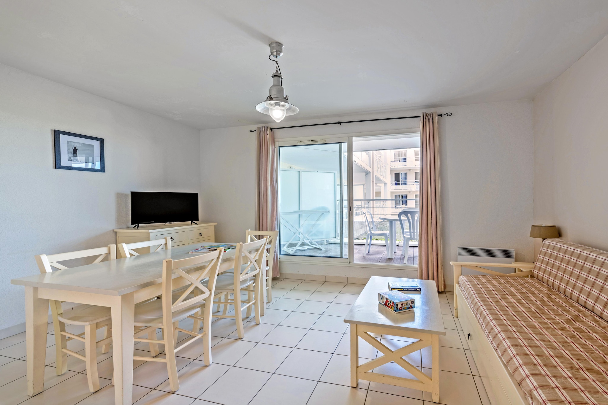 RÃ©sidence Le Domaine de Bertheaume- Appartement 2 piÃ¨ces avec coin nuit 5 personnes vue Mer - Wohnzimmer
