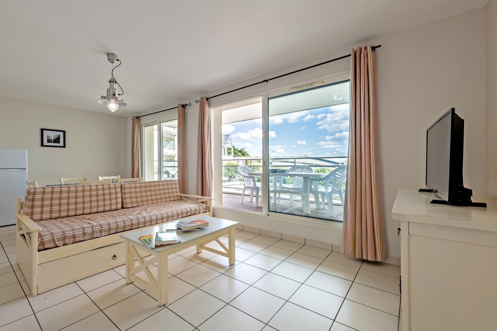 RÃ©sidence Le Domaine de Bertheaume- Appartement 2 piÃ¨ces avec coin nuit 6 personnes - Wohnzimmer