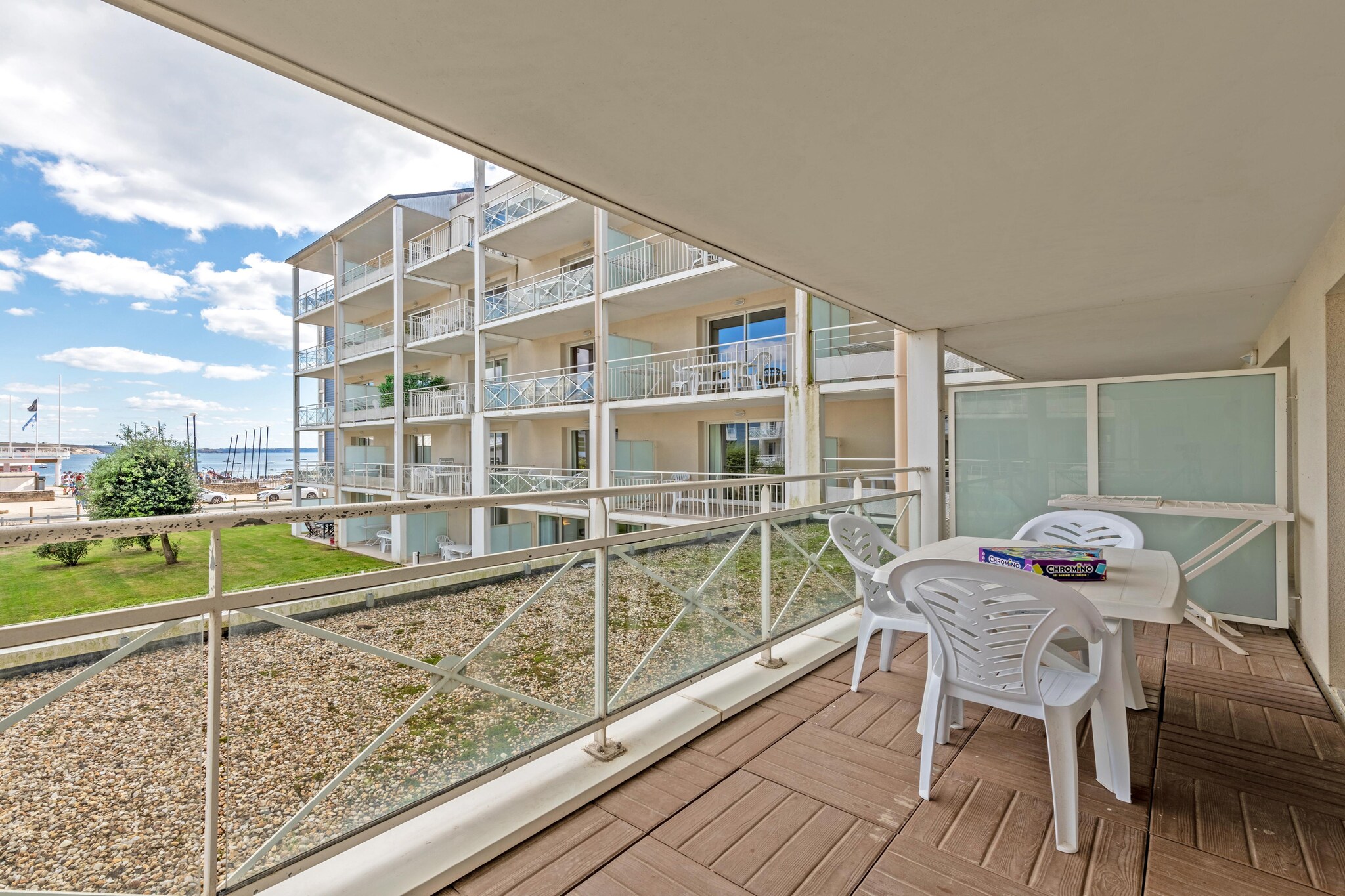 RÃ©sidence Le Domaine de Bertheaume- Appartement 2 piÃ¨ces avec coin nuit 6 personnes - Terrasse/Balkon