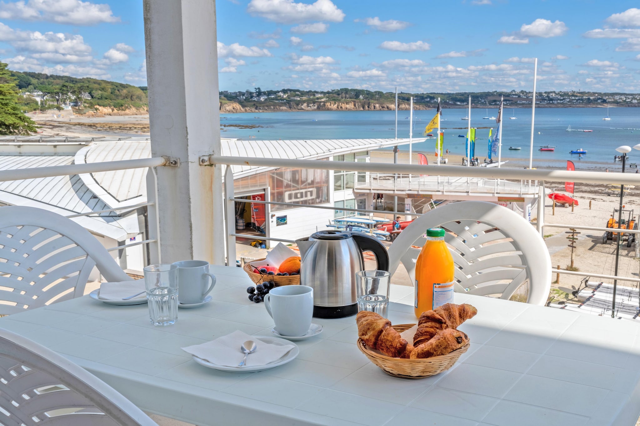 RÃ©sidence Le Domaine de Bertheaume- Appartement 2 piÃ¨ces avec coin nuit 6 personnes - Terrasse/Balkon