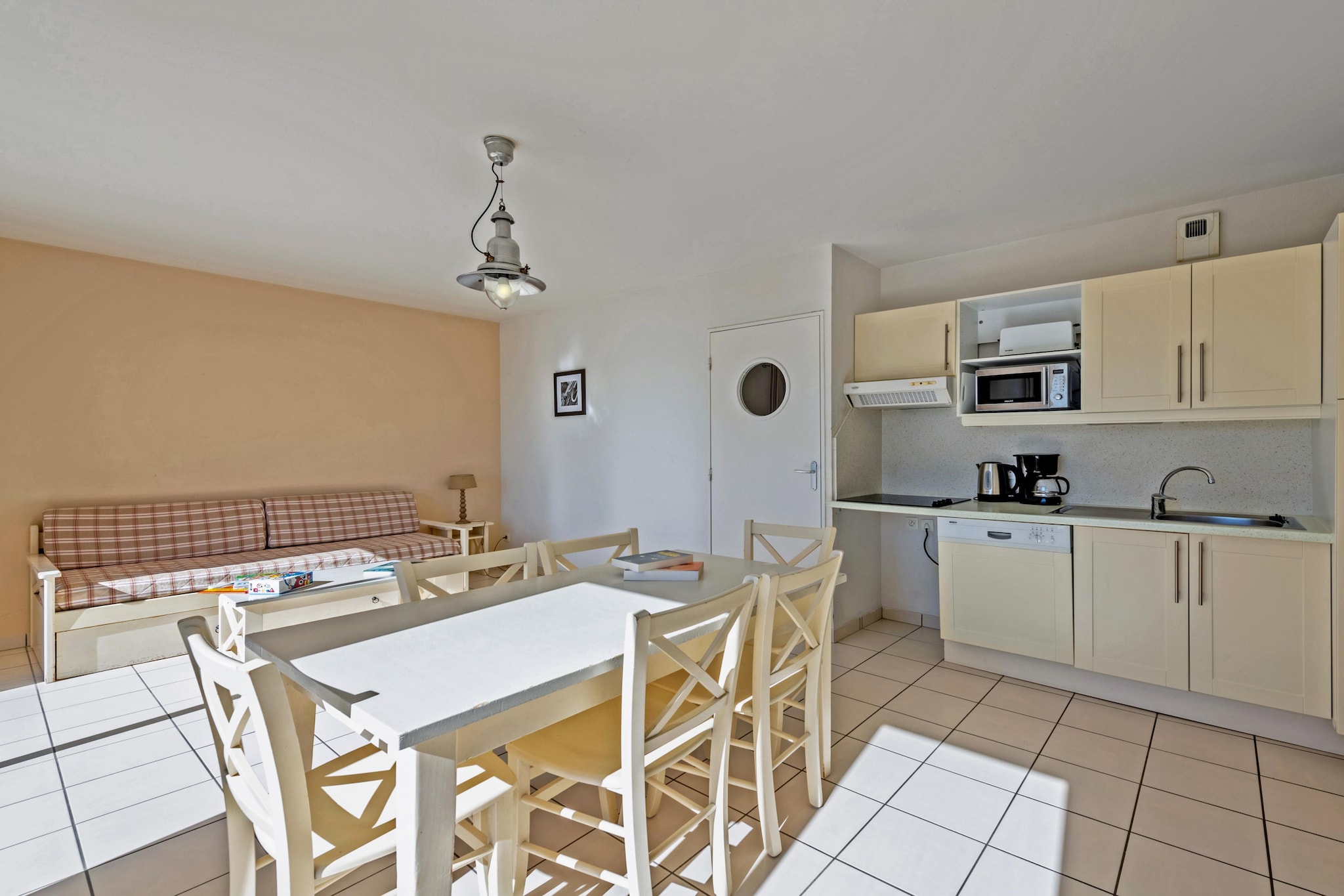 RÃ©sidence Le Domaine de Bertheaume- Appartement 2 piÃ¨ces avec coin nuit 6 personnes vue Mer - Esszimmer