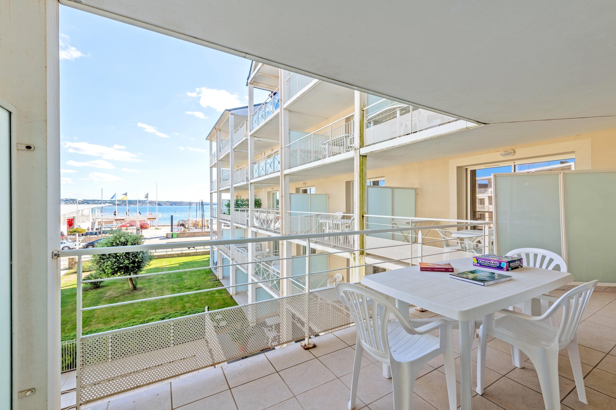 RÃ©sidence Le Domaine de Bertheaume- Appartement 2 piÃ¨ces avec coin nuit 6 personnes vue Mer - Terrasse/Balkon