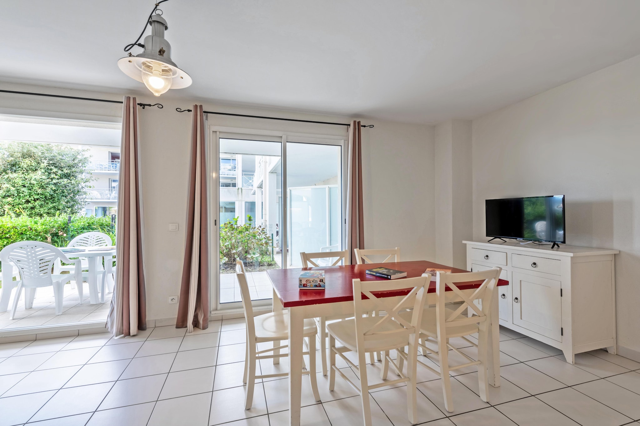 RÃ©sidence Le Domaine de Bertheaume- Appartement 2 piÃ¨ces avec coin nuit 6 personnes vue Mer - Esszimmer