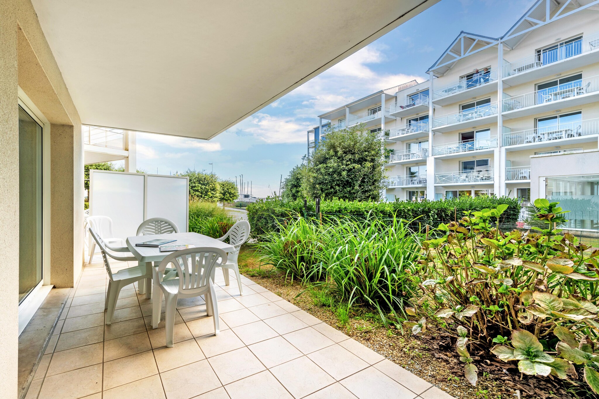 RÃ©sidence Le Domaine de Bertheaume- Appartement 2 piÃ¨ces avec coin nuit 6 personnes vue Mer - Terrasse/Balkon