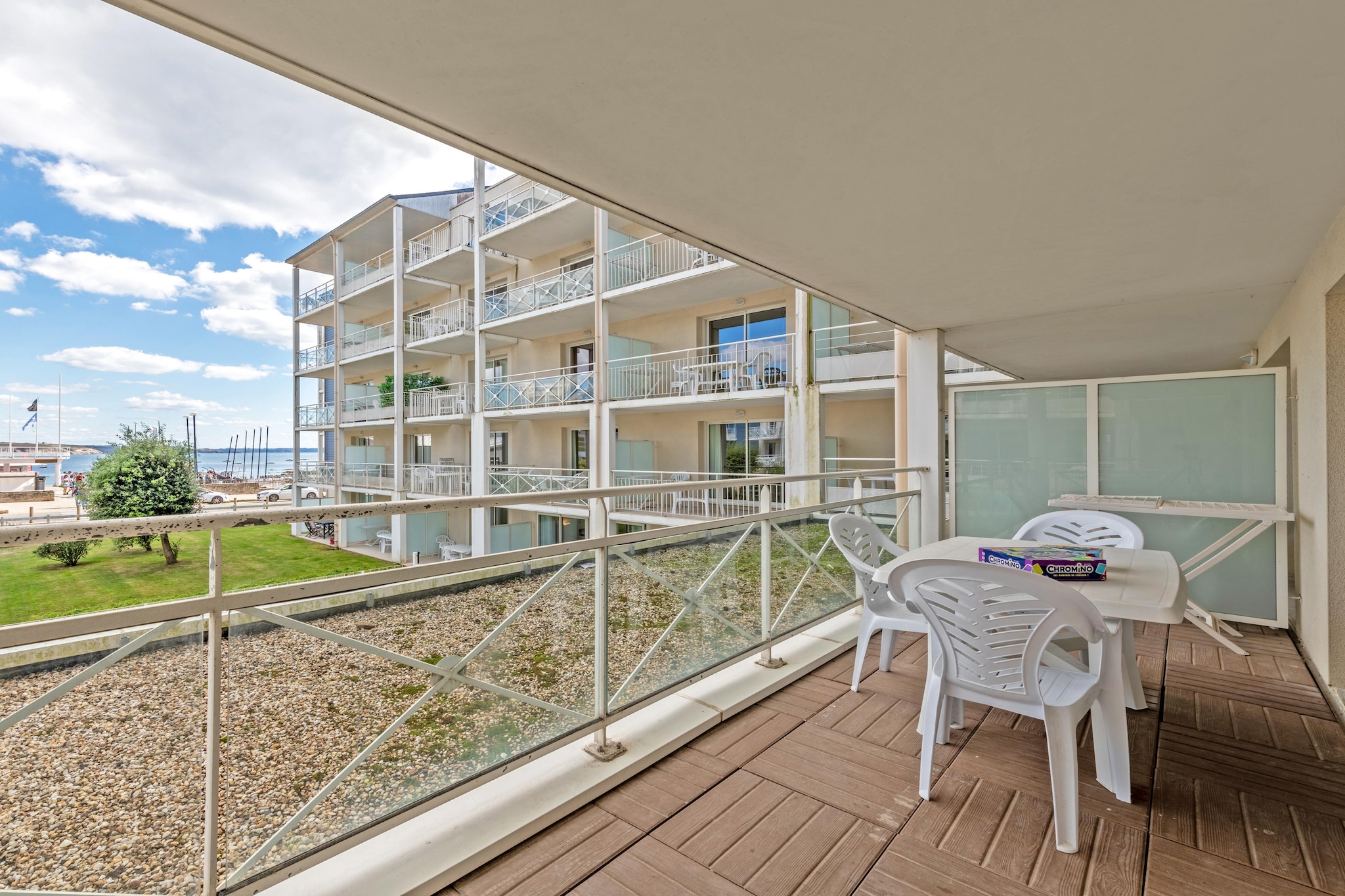 RÃ©sidence Le Domaine de Bertheaume- Appartement 2 piÃ¨ces avec coin nuit 6 personnes vue Mer - Terrasse/Balkon