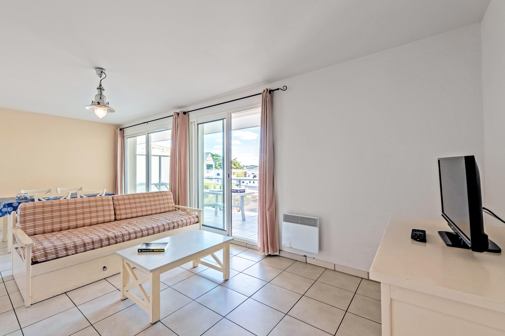 RÃ©sidence Le Domaine de Bertheaume- Appartement 2 piÃ¨ces avec coin nuit 6 personnes vue Mer - Wohnzimmer
