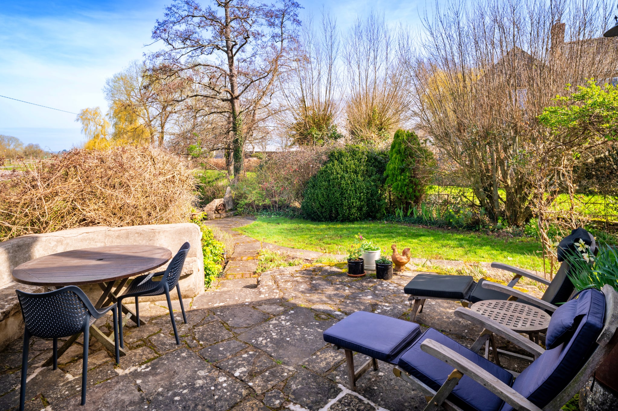 Mill Barn By The Stream - Terrasbalkon