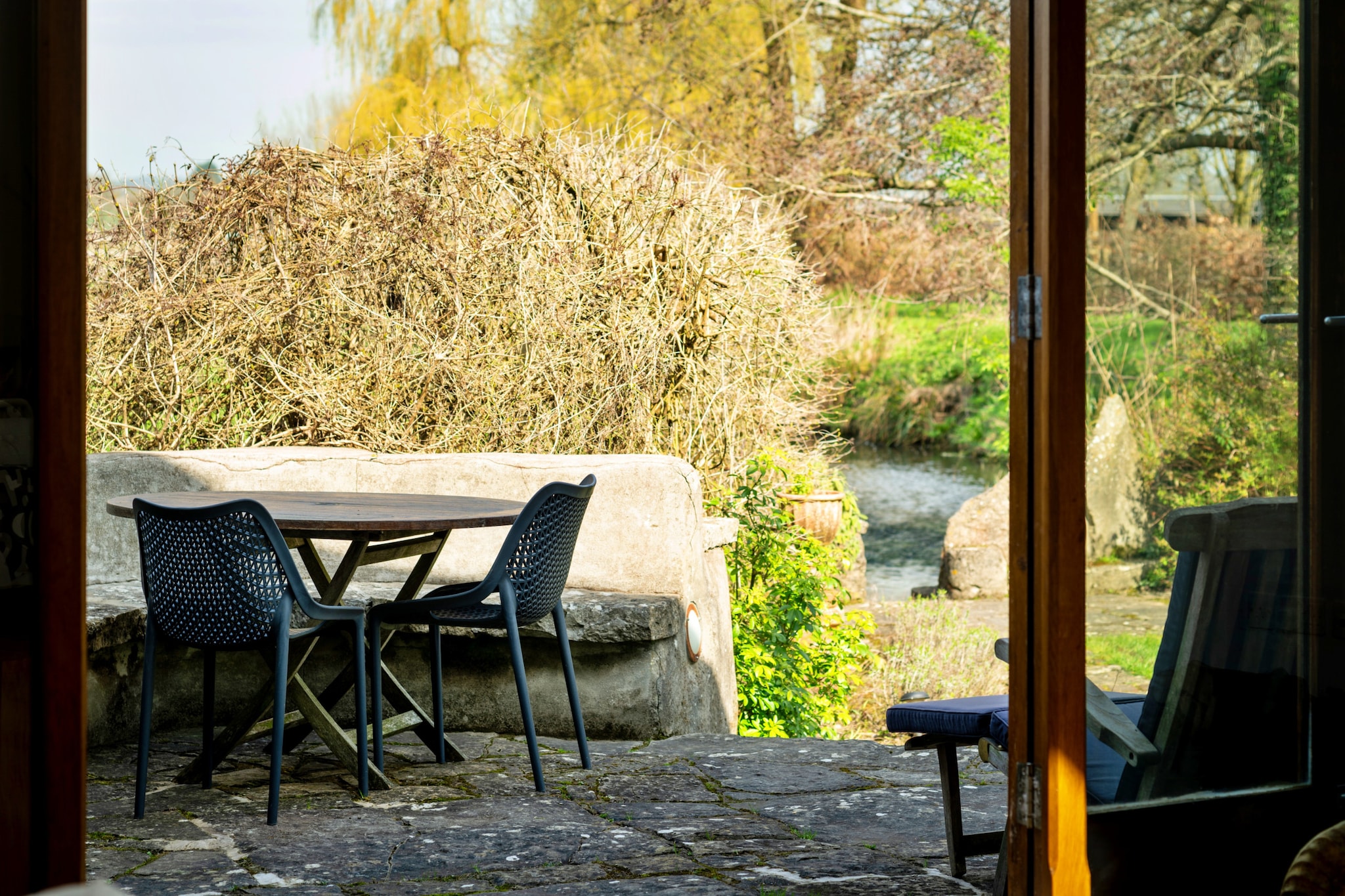 Mill Barn By The Stream - Terrasbalkon