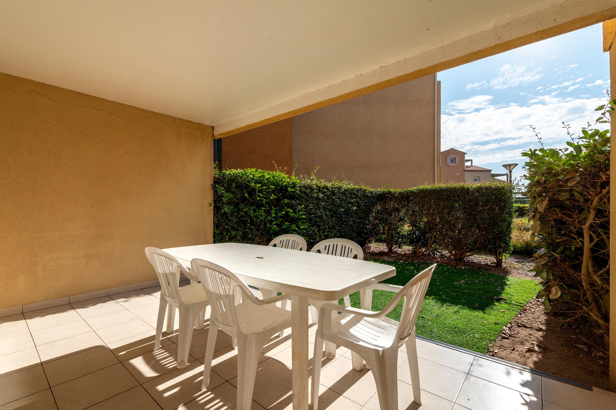 Résidence Alizéa Beach - Appartement 2 pièces avec coin nuit 6 personnes - Terrasbalkon