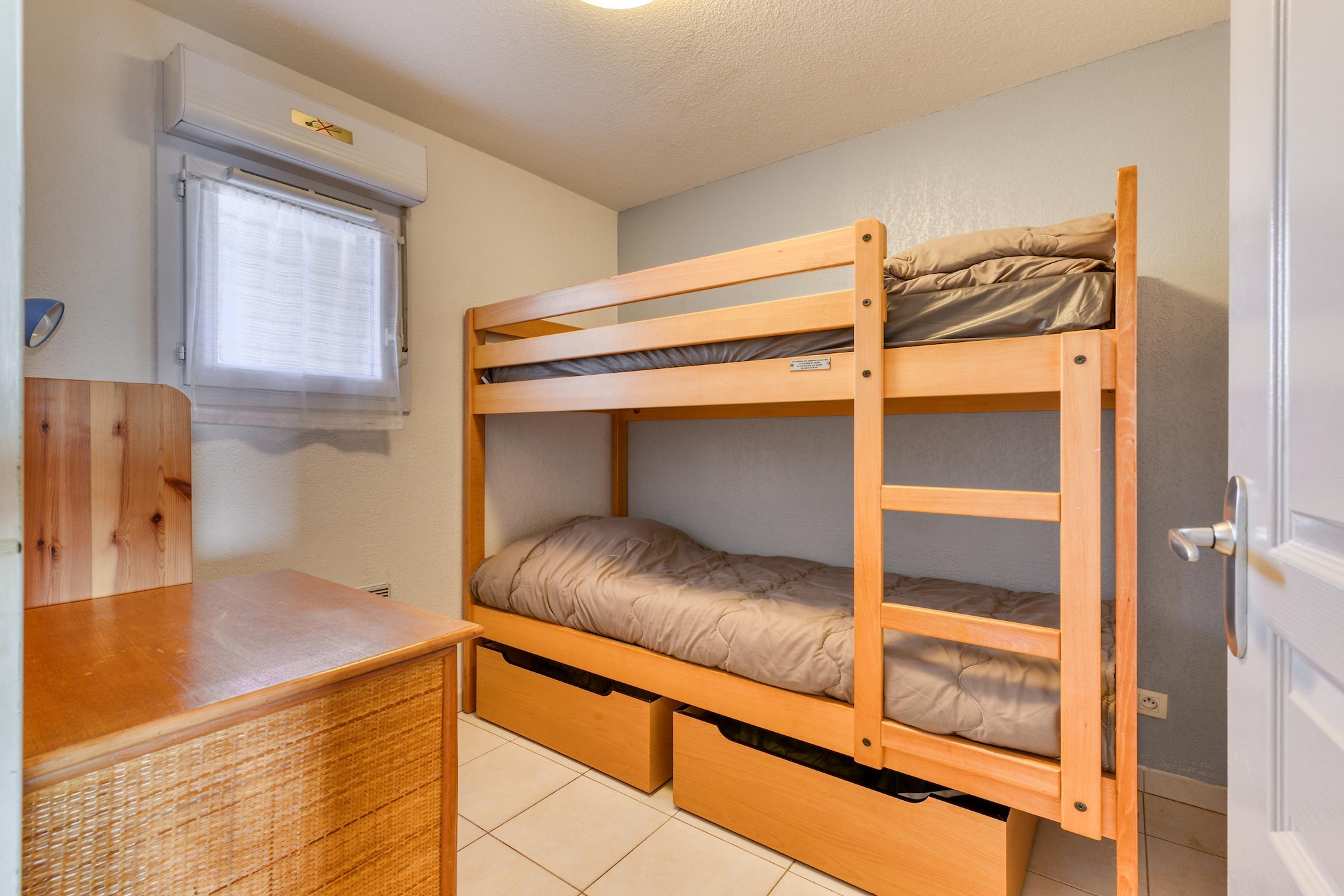 Résidence Alizéa Beach - Appartement 2 pièces avec coin nuit 6 personnes vue mer - Slaapkamer