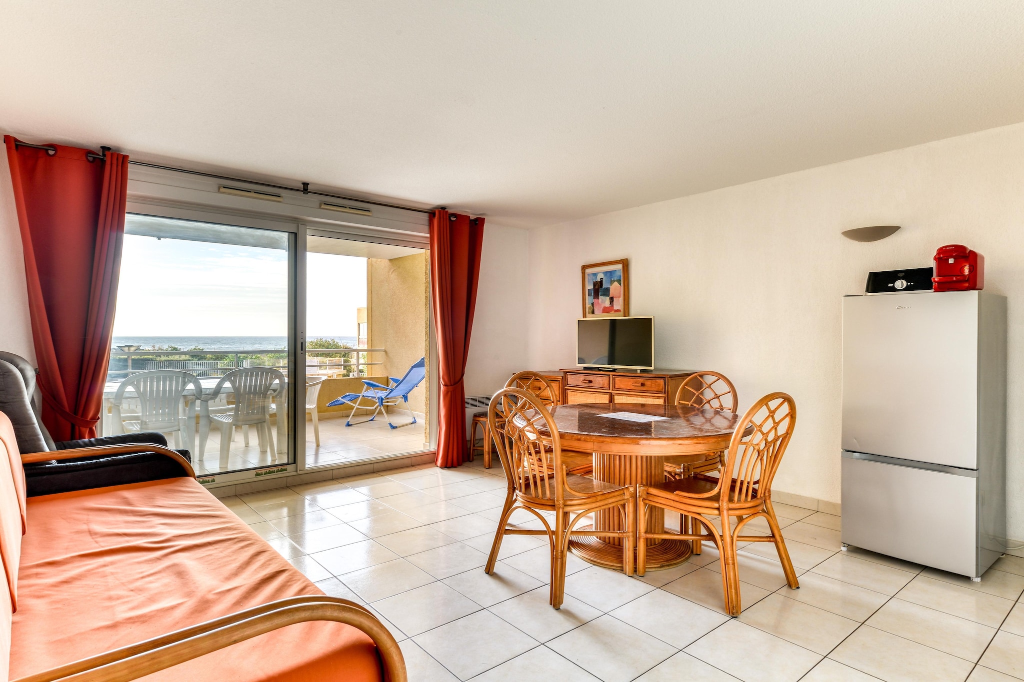 Résidence Alizéa Beach - Appartement 2 pièces avec coin nuit 6 personnes vue mer