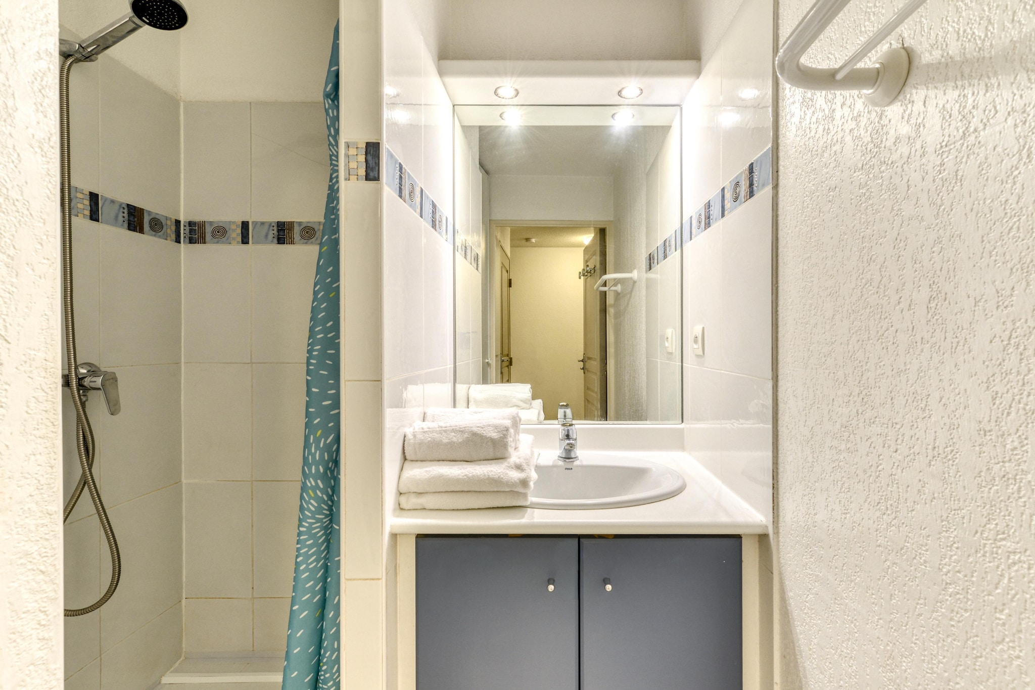 Résidence Alizéa Beach - Appartement 2 pièces avec coin nuit 6 personnes vue mer - Badkamer