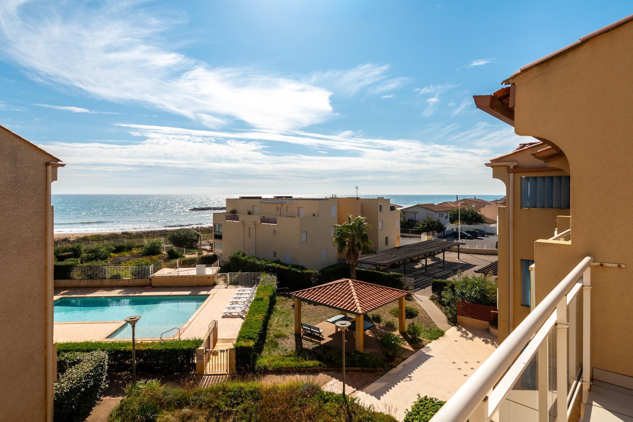 Résidence Alizéa Beach - Appartement 3 pièces 6 personnes vue mer - Terrasbalkon