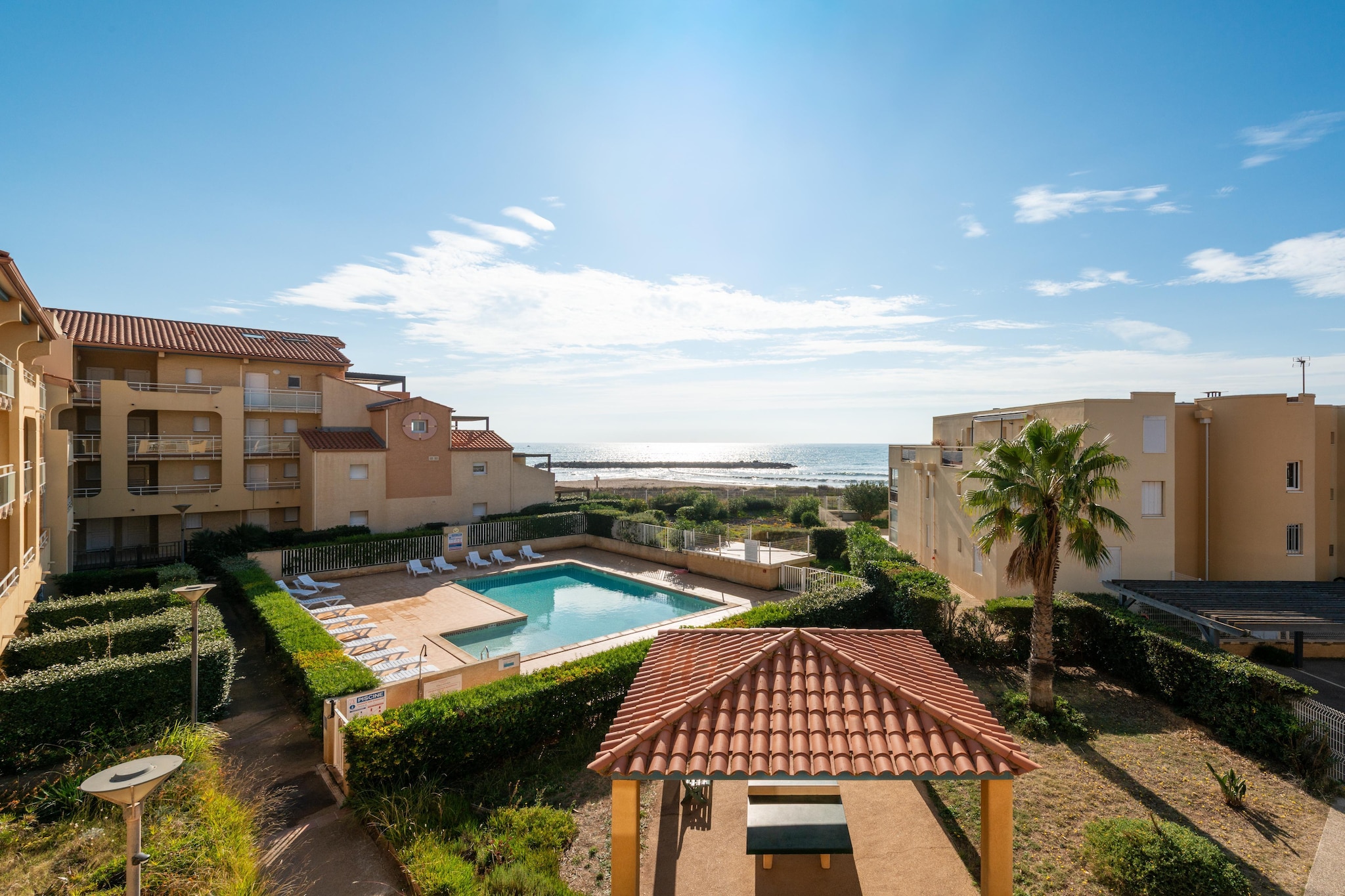 Résidence Alizéa Beach - Appartement 2 pièces avec coin nuit 8 personnes vue mer