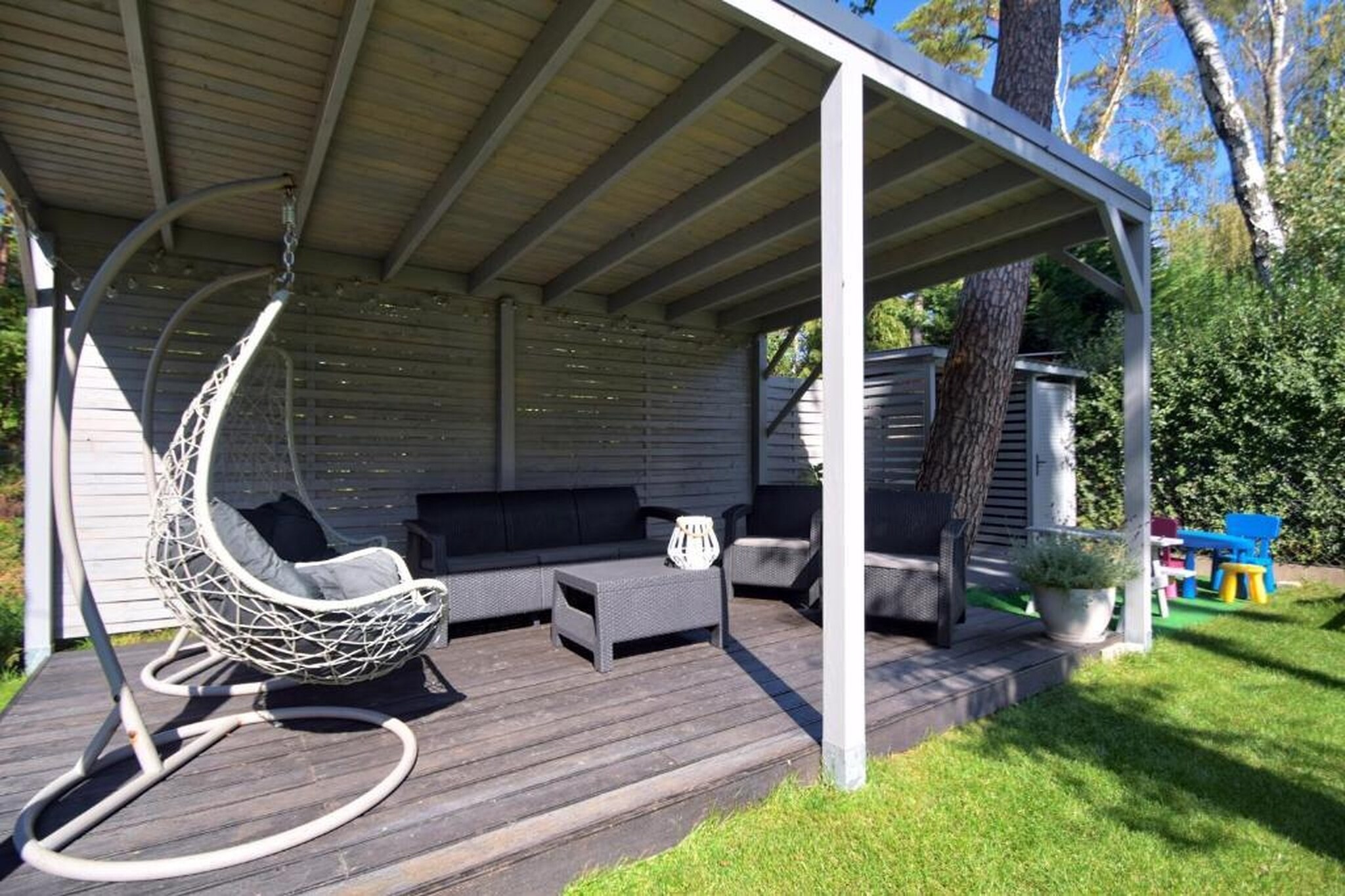 Piętrowe domki wakacyjne 3 plus 2 Pobierowo - Terrasse/Balkon